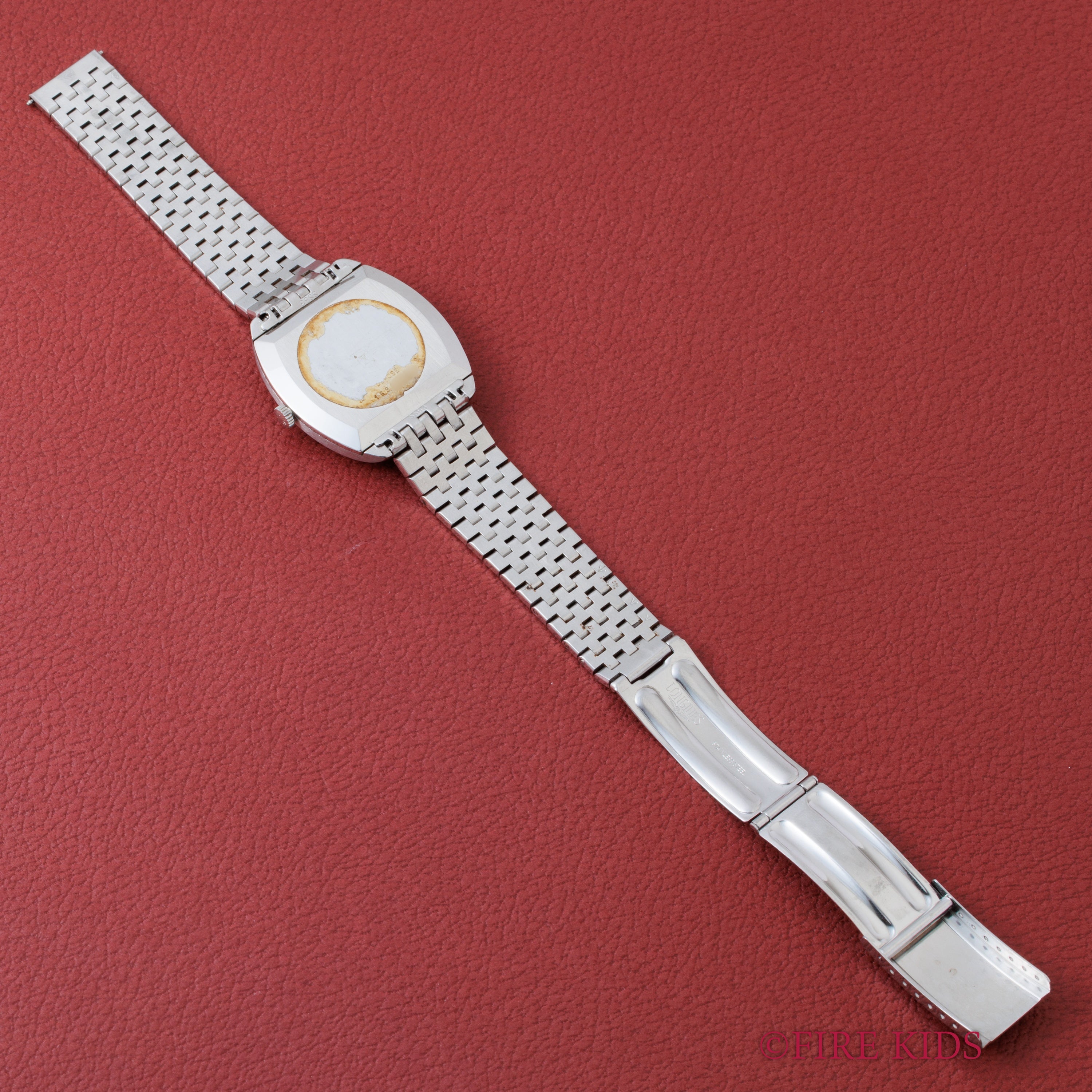 ロンジン トノーケース ブルーローマンダイヤル 純正ブレス付き ハイビート手巻き Cal.6952 ゼロハック機能