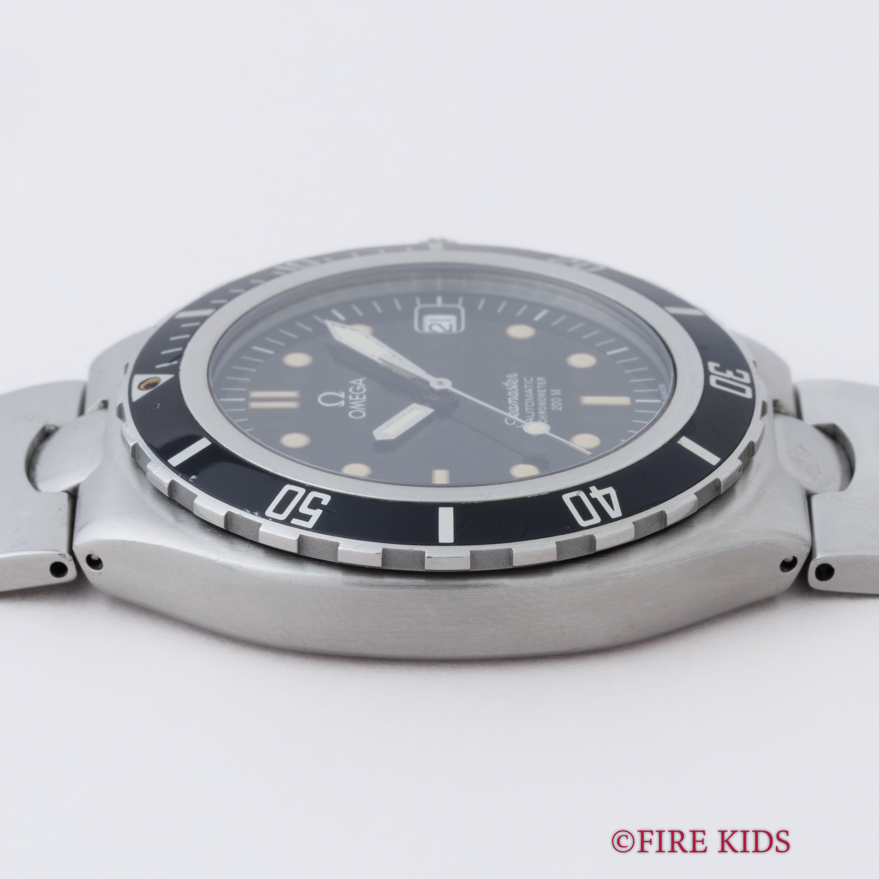 オメガ シーマスター200m プレボンド ラージケース 1988年製 Ref.368.1051 自動巻クロノメーター