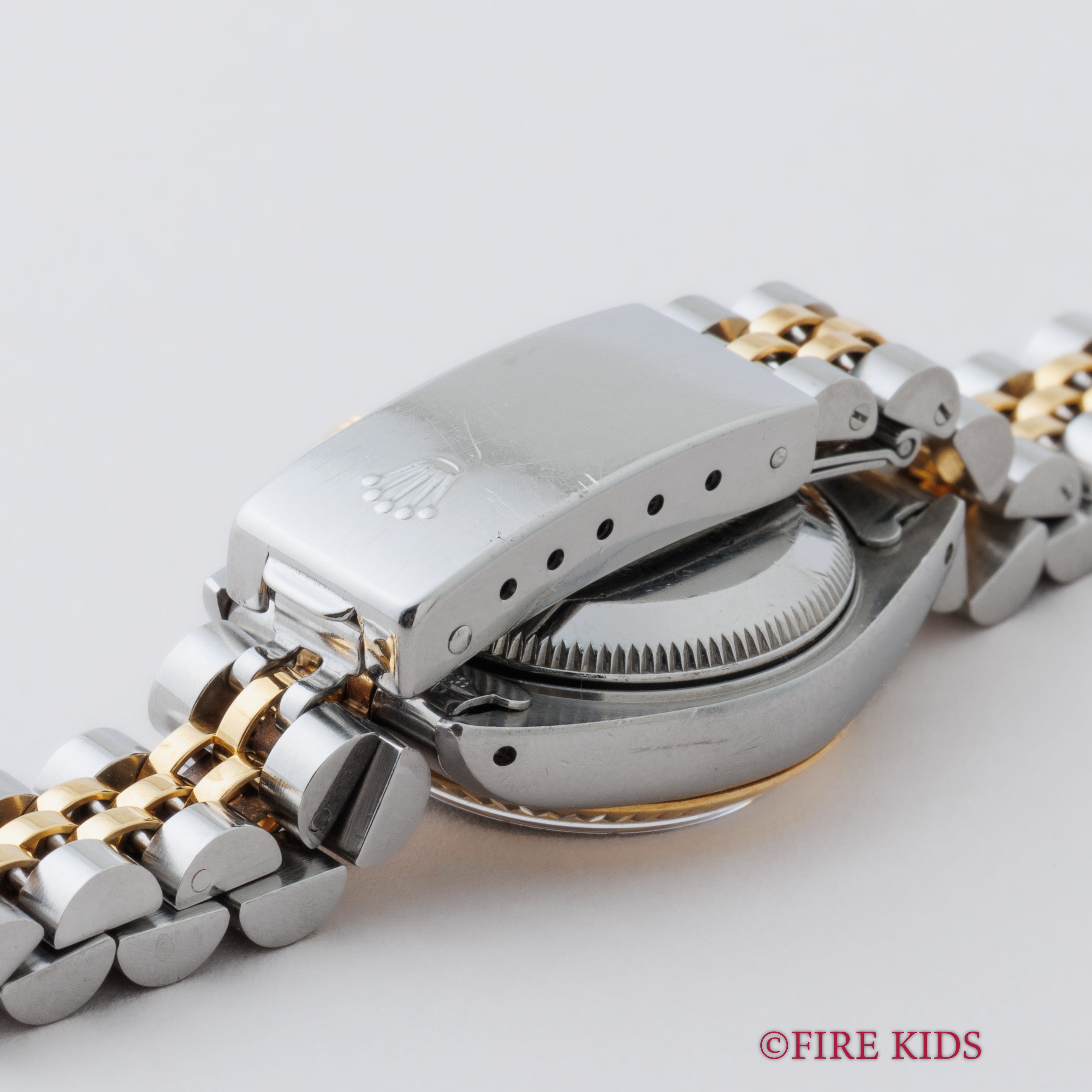 ロレックス デイトジャスト 自動巻き 1987年製 レディース コンビ Ref.69173 シャンパンダイヤル