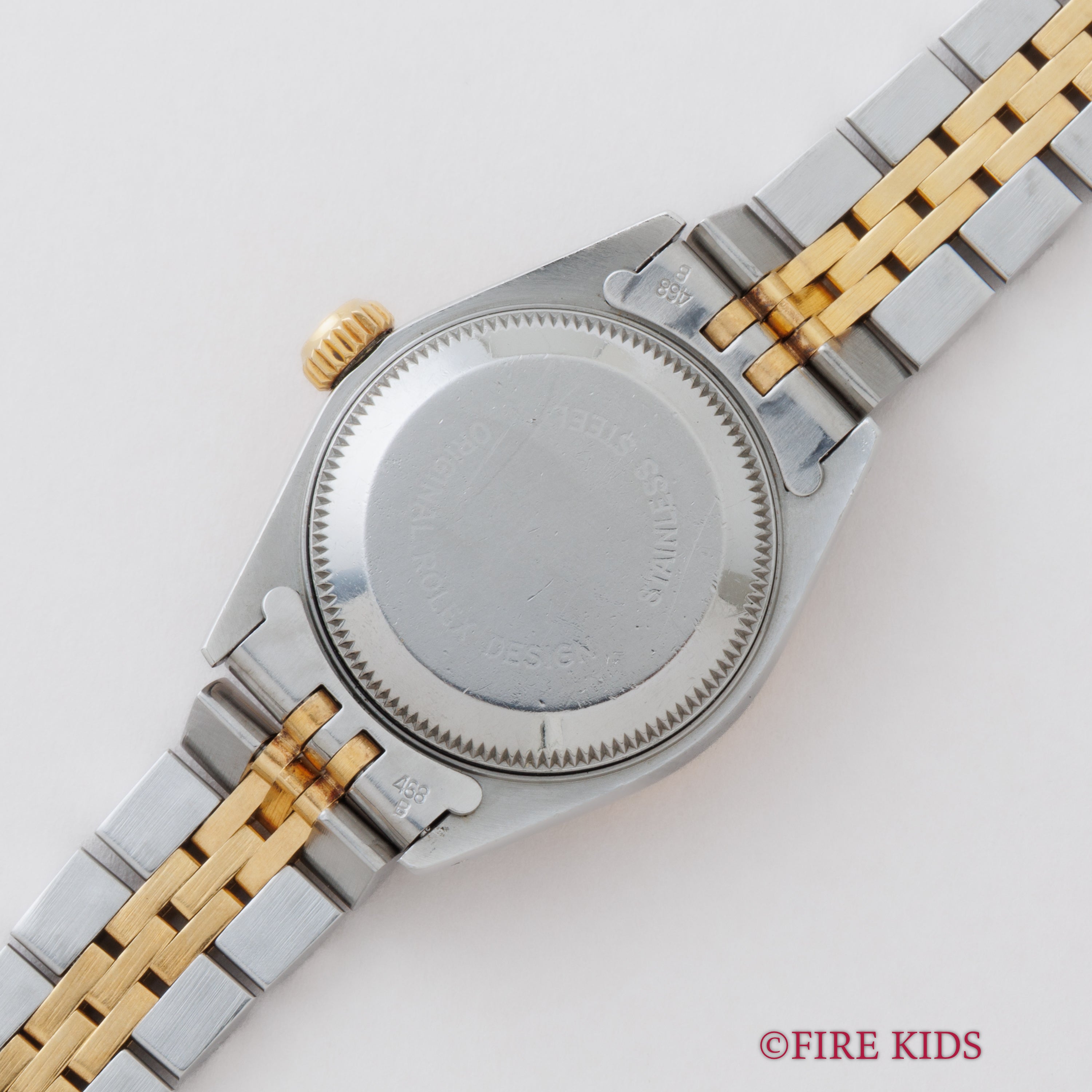 ロレックス デイトジャスト 自動巻き 1987年製 レディース コンビ Ref.69173 シャンパンダイヤル