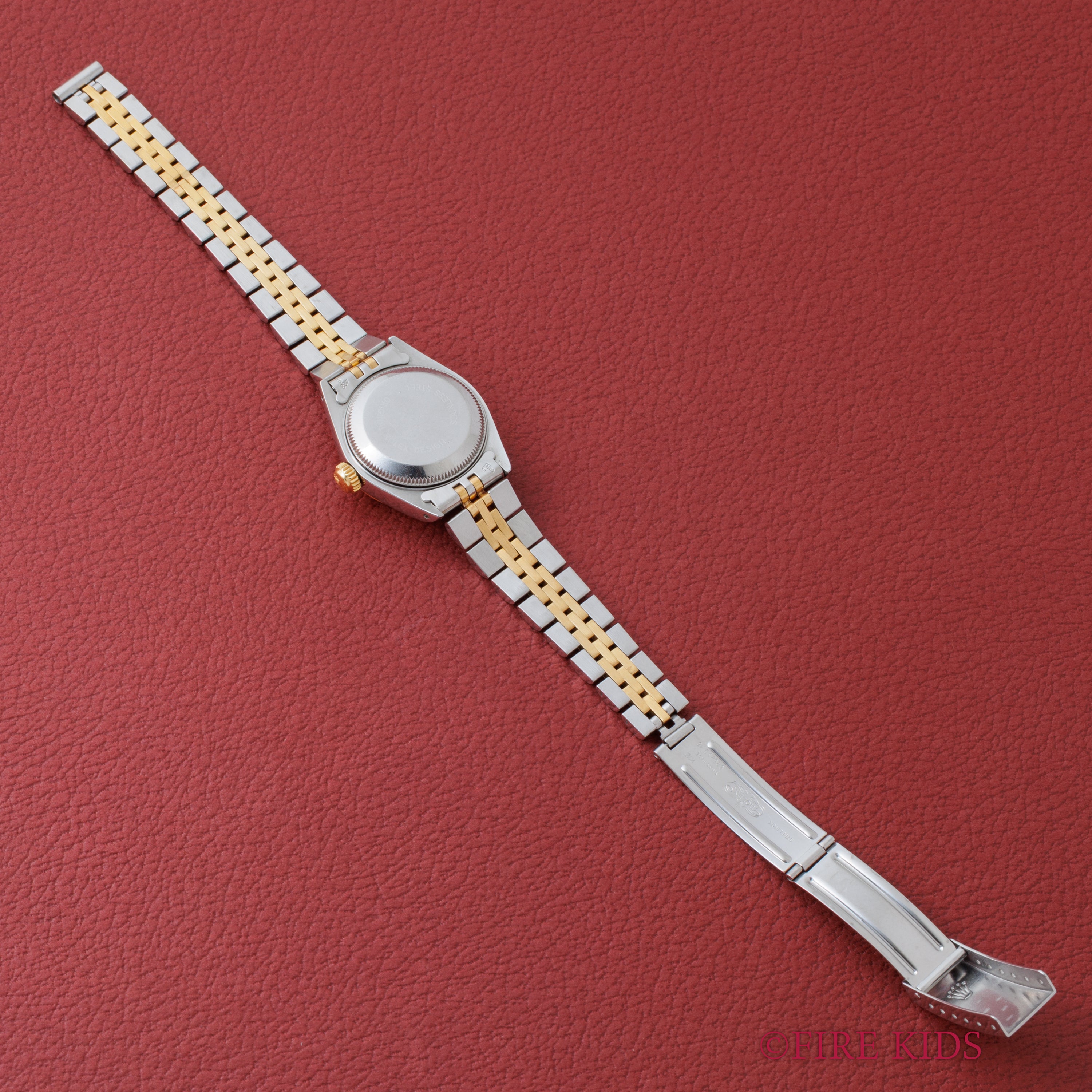 ロレックス デイトジャスト 自動巻き 1987年製 レディース コンビ Ref.69173 シャンパンダイヤル