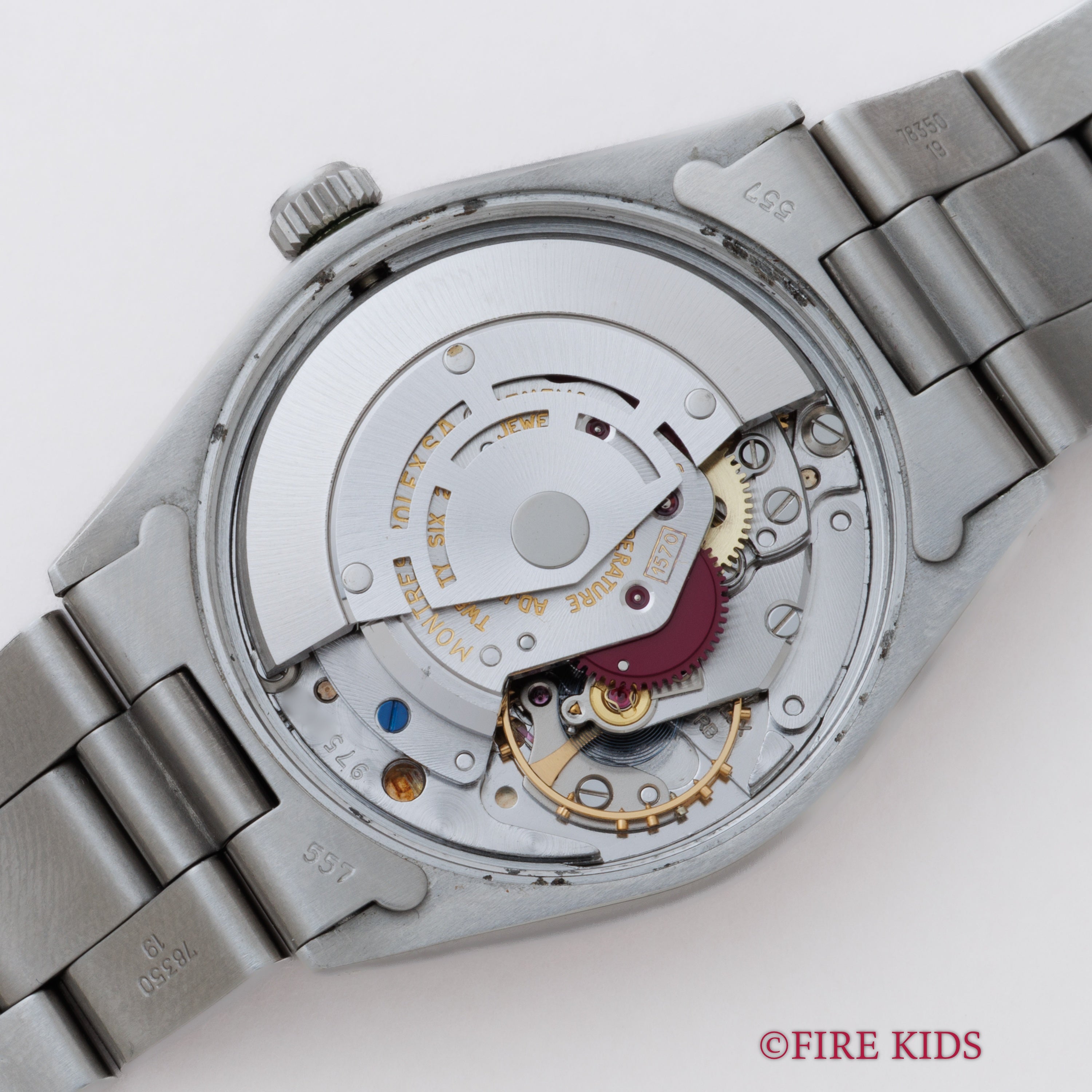 ロレックス オイスターパーペチュアル  1972年製 ファインリーエンジンターンドベゼル ホワイトローマン 自動巻き Ref.1003 Cal.1570