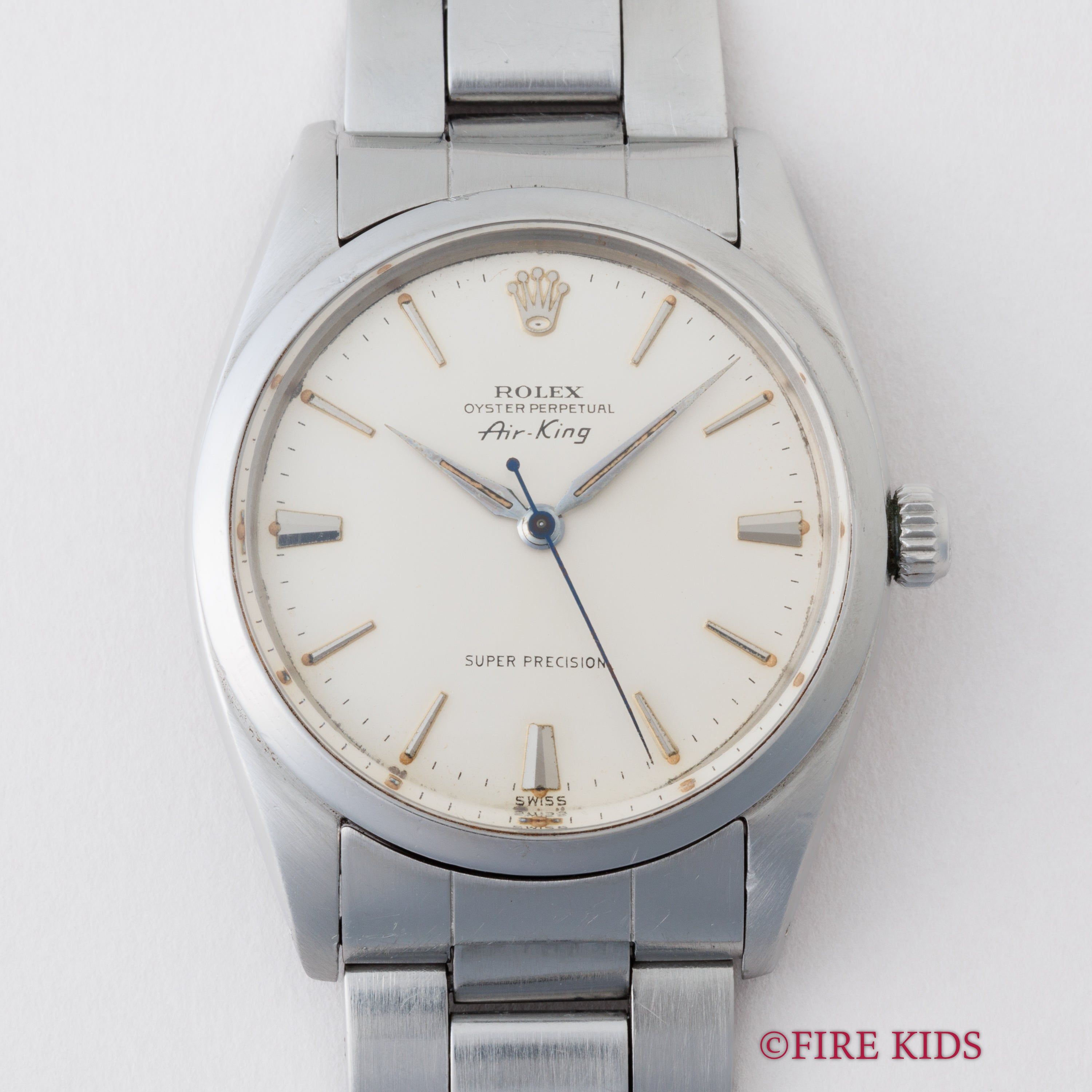 ロレックス エアキング 36mmケース 1959年製 Ref.5504 ビックエアキング 純正ブレス付き