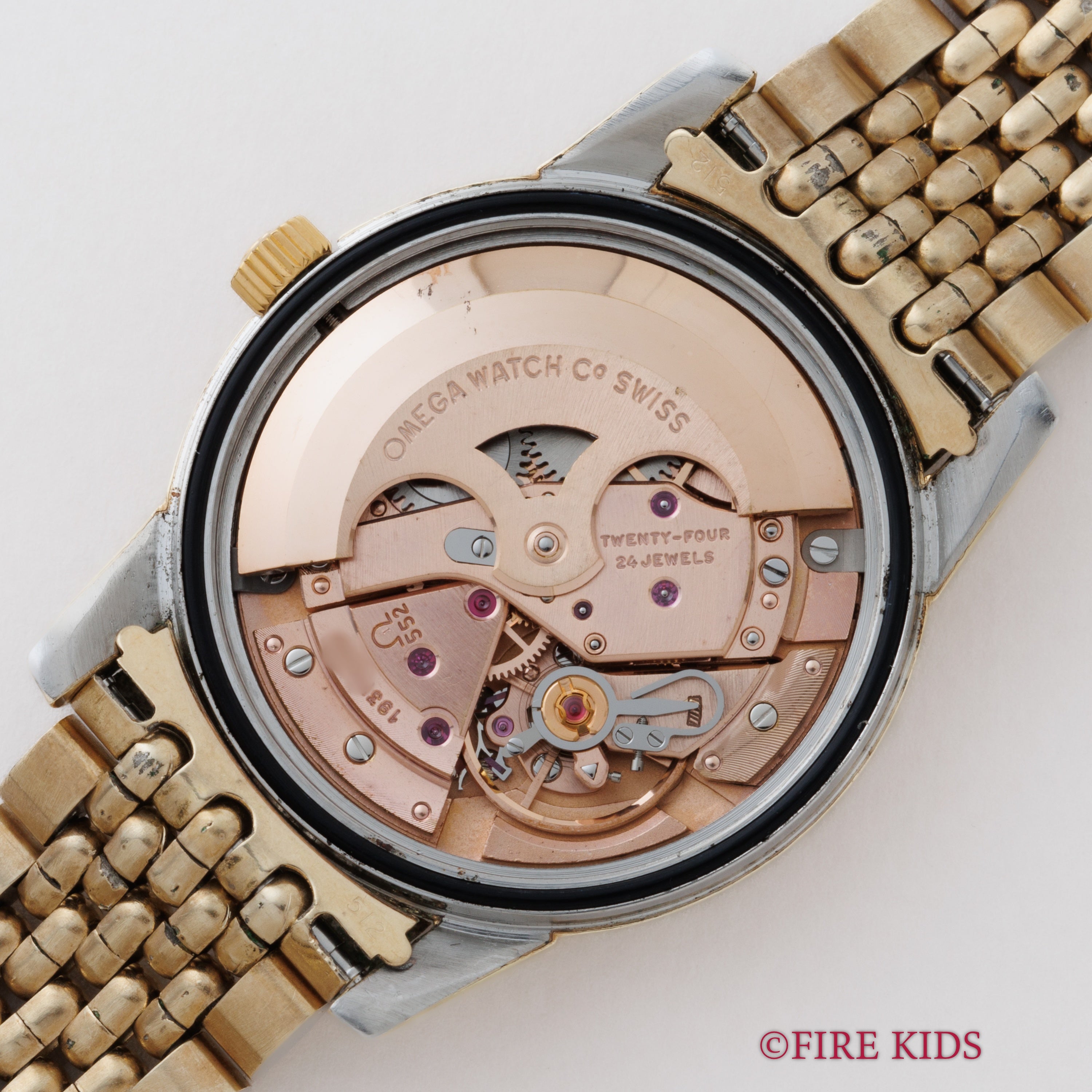 オメガ シーマスター クロスライン 1962年製 自動巻き トップゴールドケース 純正ブレス