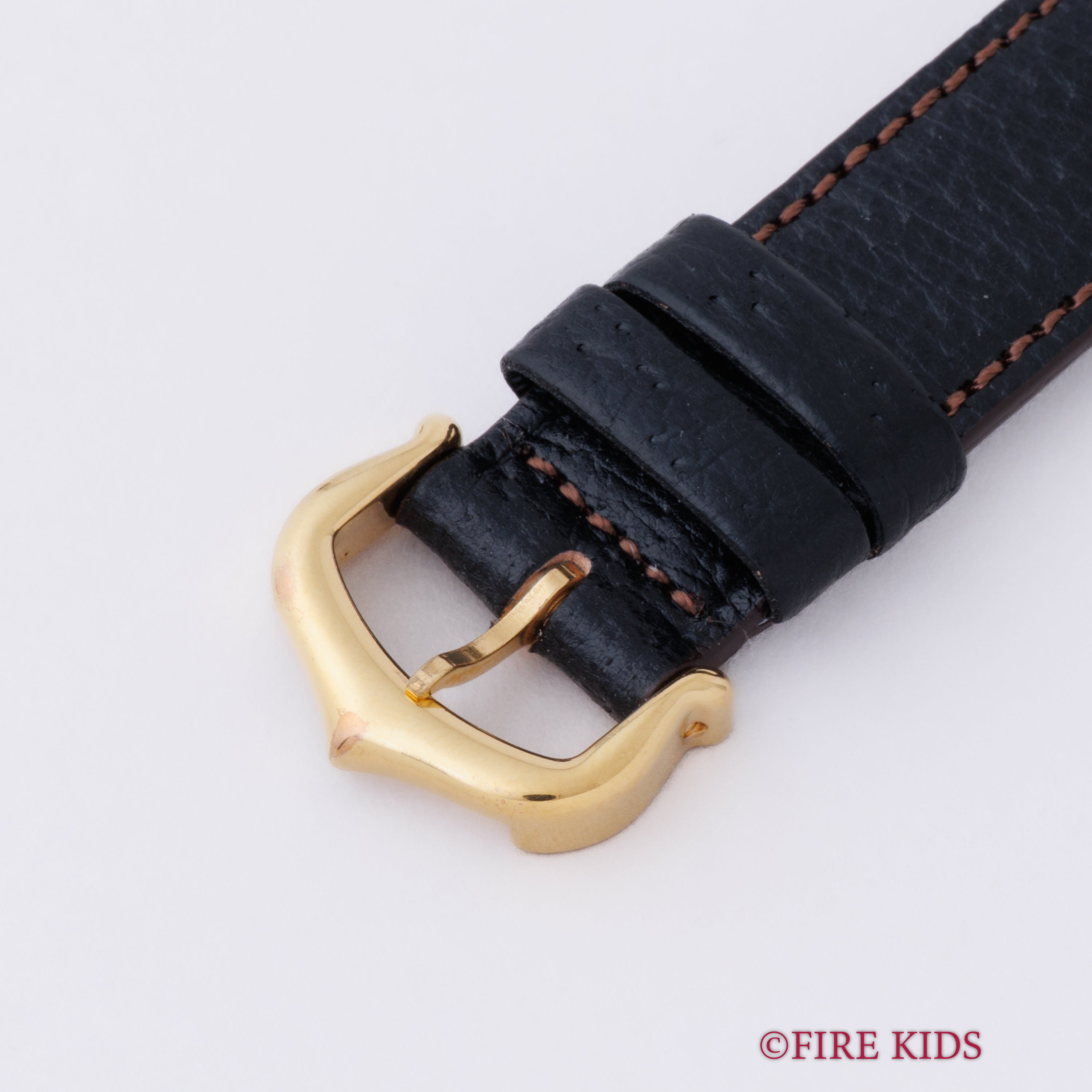 カルティエ マストタンク 1980年代製 SMサイズ 手巻き ラピスブルーダイヤル 純正尾錠付き 箱、中古純正革ベルト付き