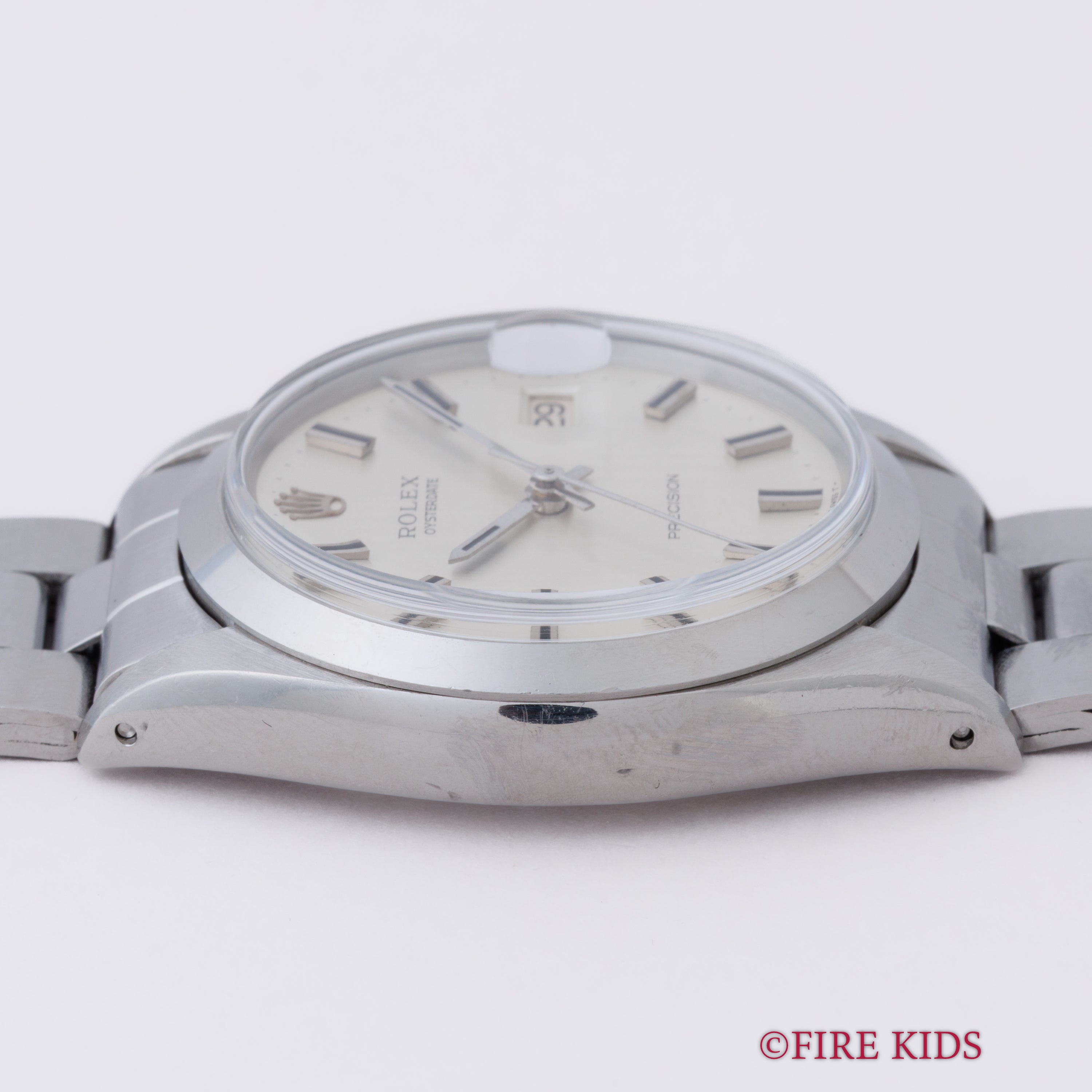 ロレックス オイスターデイト 1969年製 Ref.6694 シルバーダイヤル 手巻 純正巻きブレス