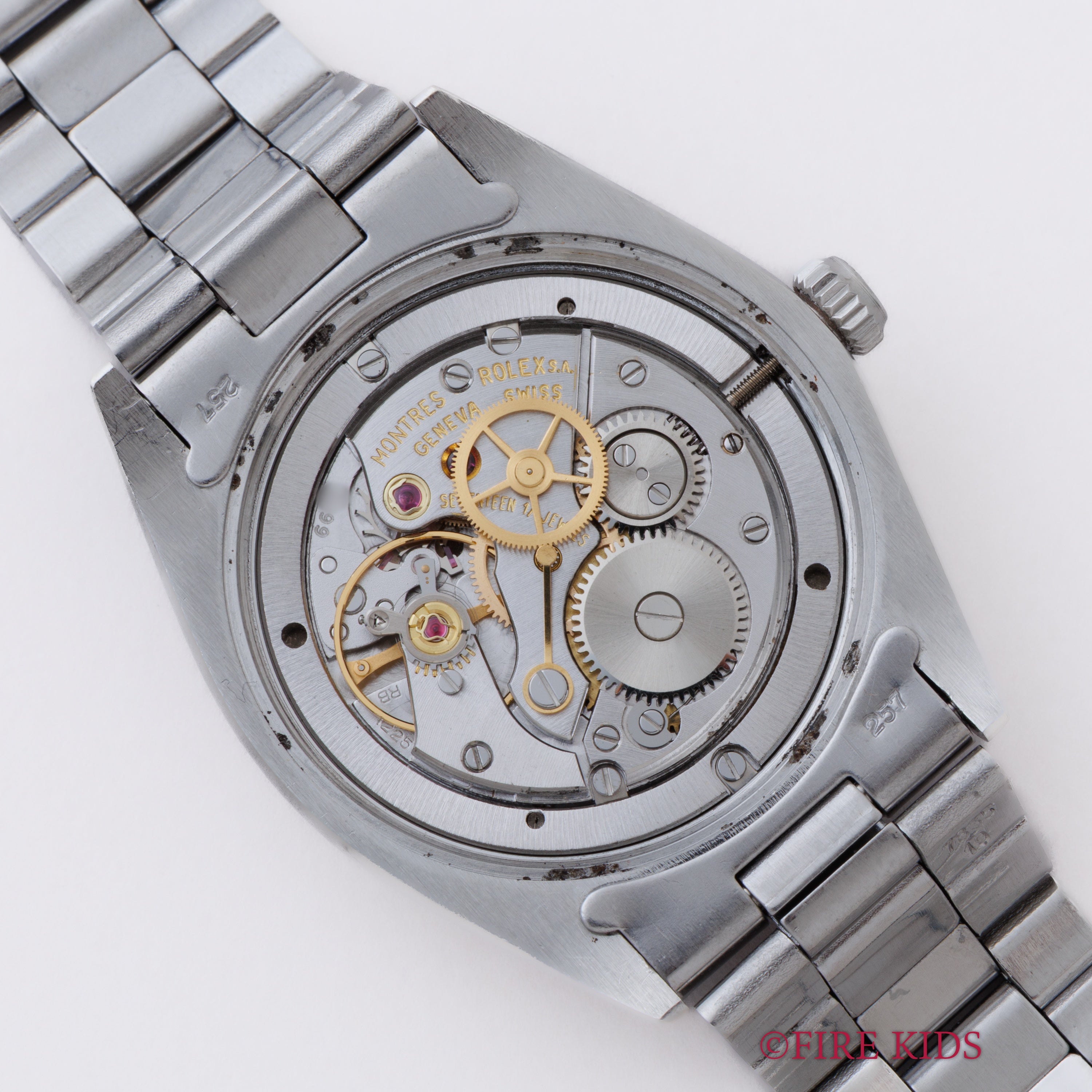 ロレックス オイスターデイト 1969年製 Ref.6694 シルバーダイヤル 手巻 純正巻きブレス