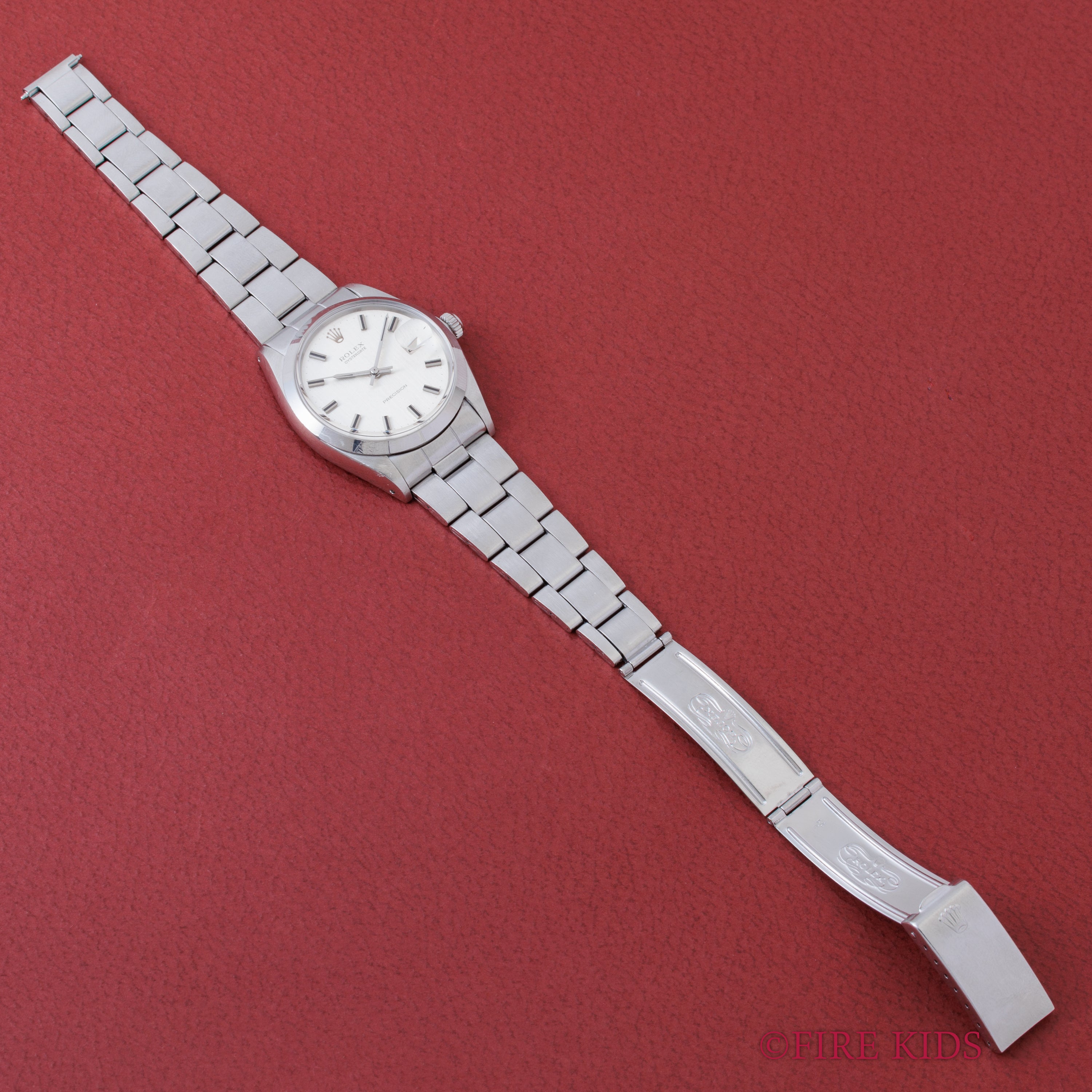 ロレックス オイスターデイト 1969年製 Ref.6694 シルバーダイヤル 手巻 純正巻きブレス