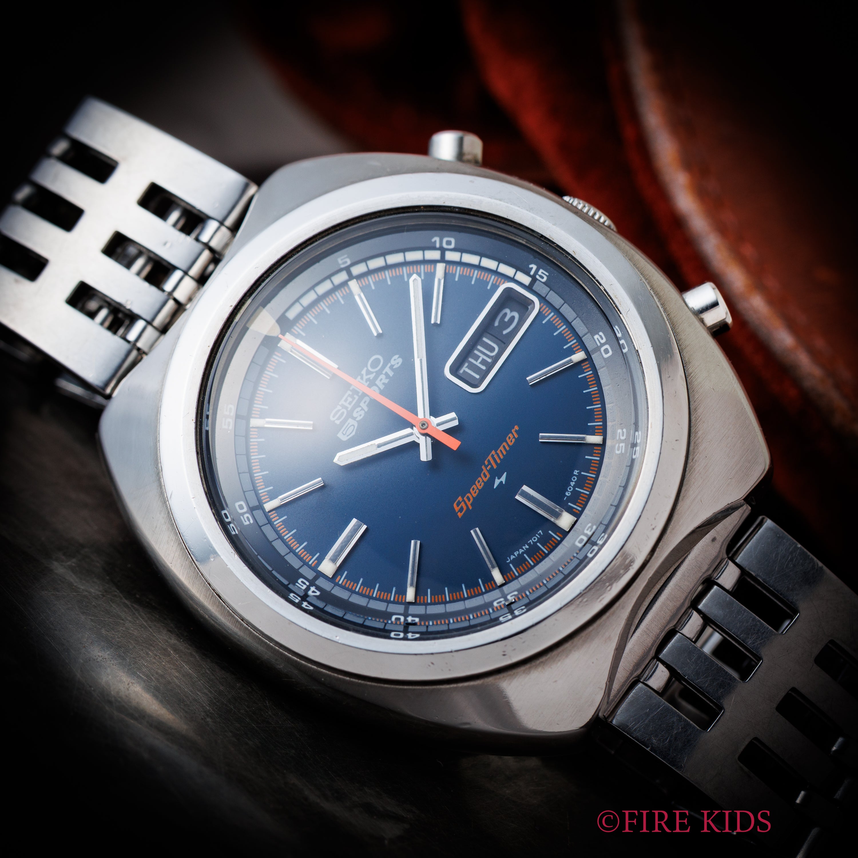 セイコー 5スポーツ スピードタイマー 1971年製 Ref.7017-6040 Cal.7017A 自動巻きクロノグラフ