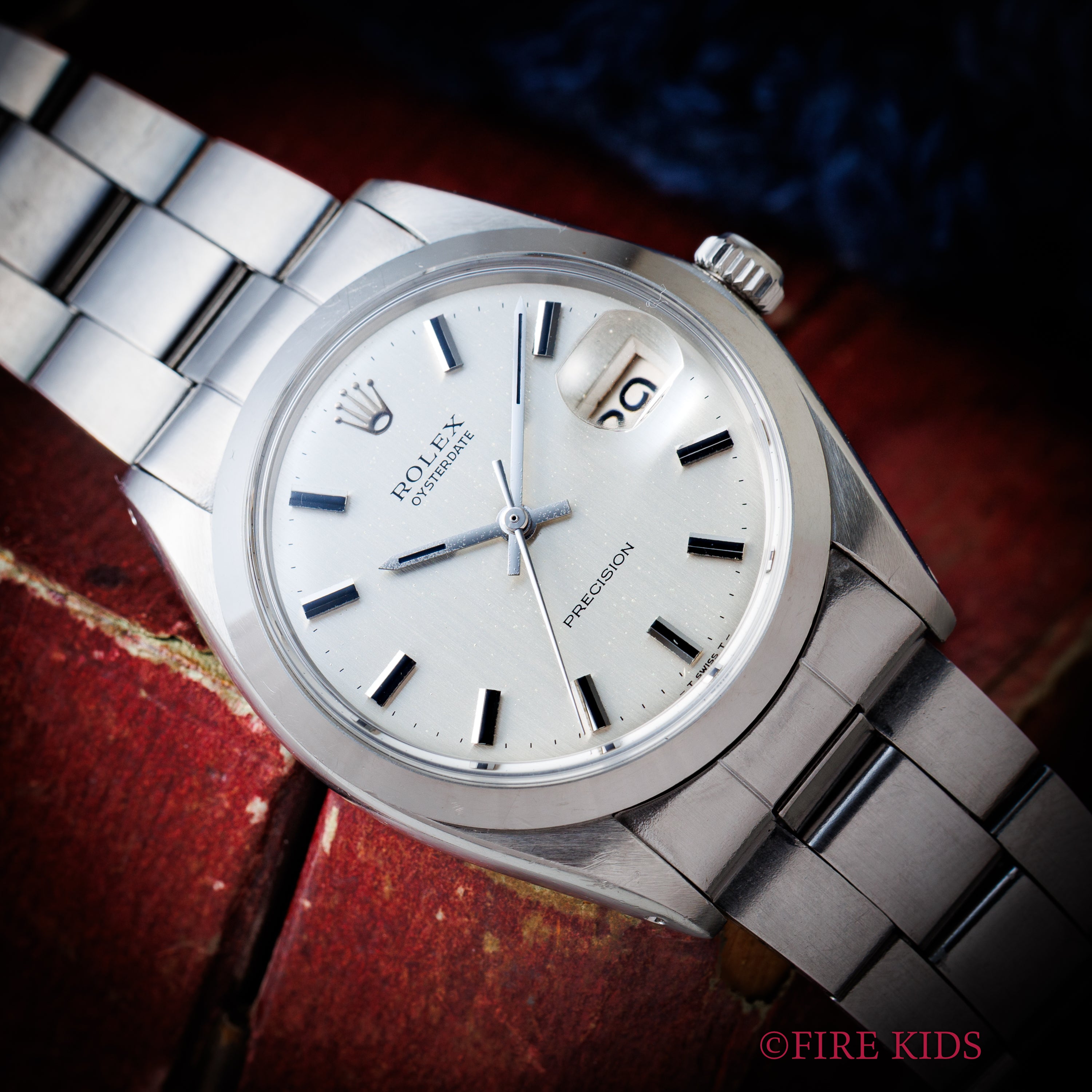 ロレックス オイスターデイト 1969年製 Ref.6694 シルバーダイヤル 手巻 純正巻きブレス