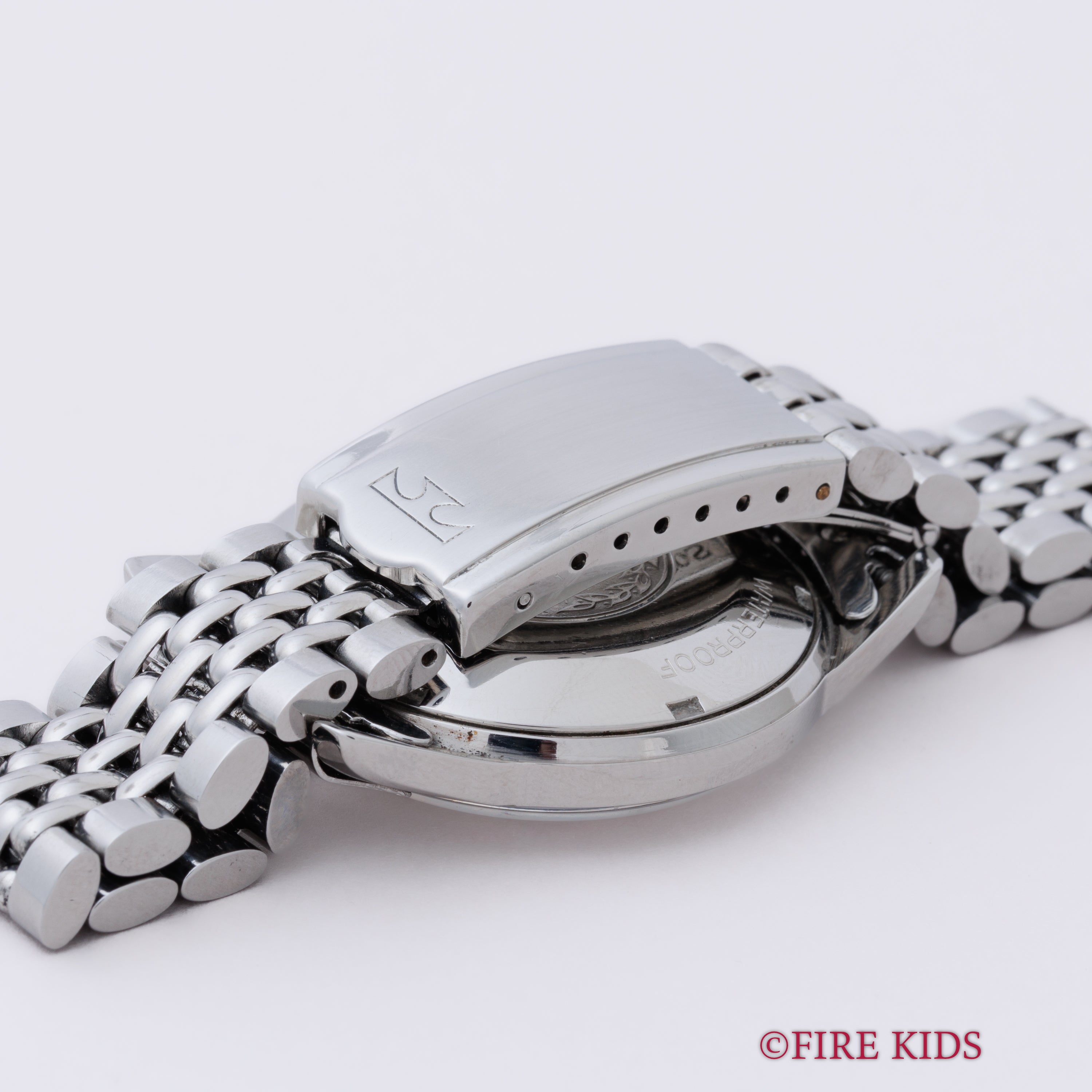 テクノス スカイエース 1960年代製 純正ブレス 赤カレンダー 自動巻き