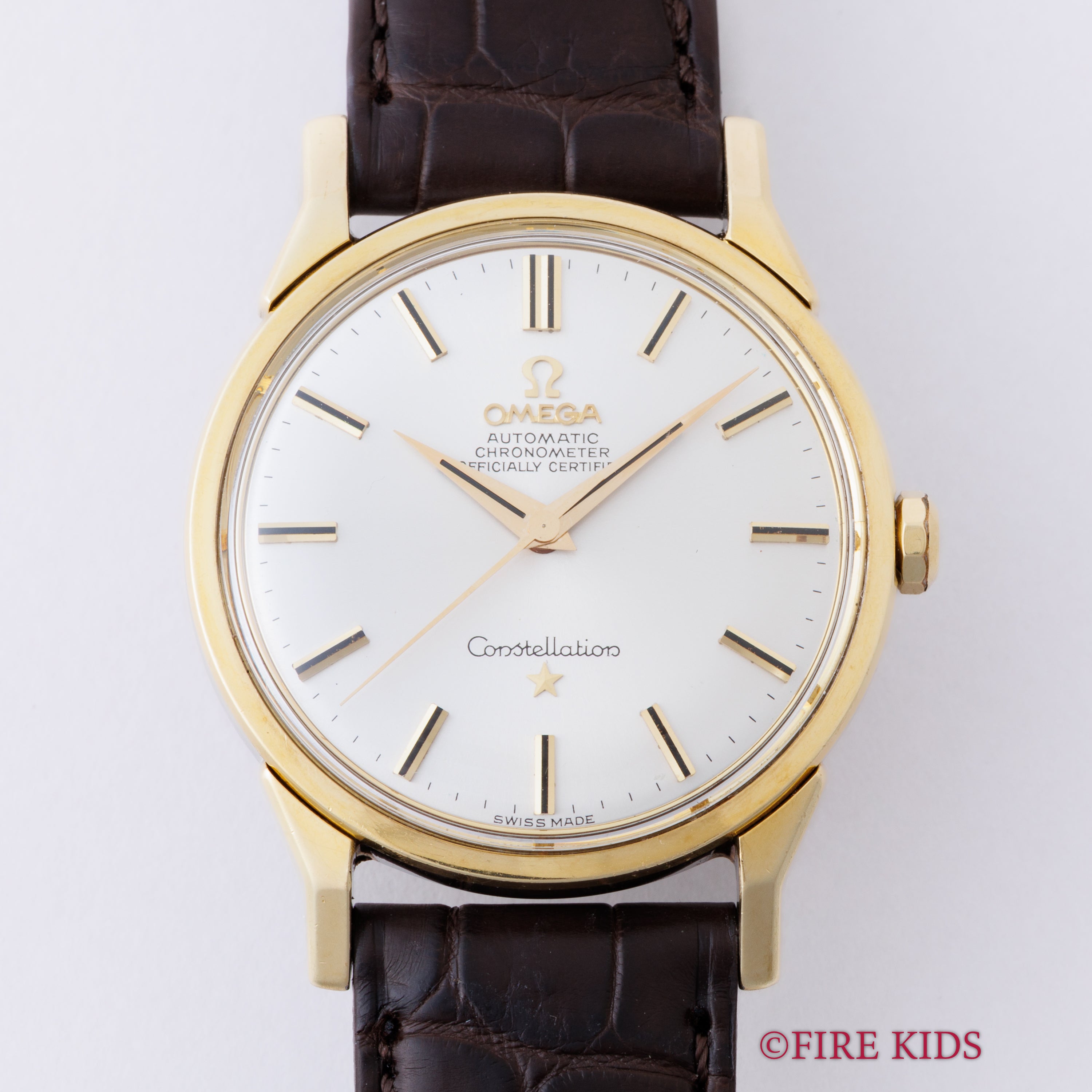 オメガ コンステレーション 1967年製 ノンデイト自動巻クロノメーター Cal.551トップゴールドケース