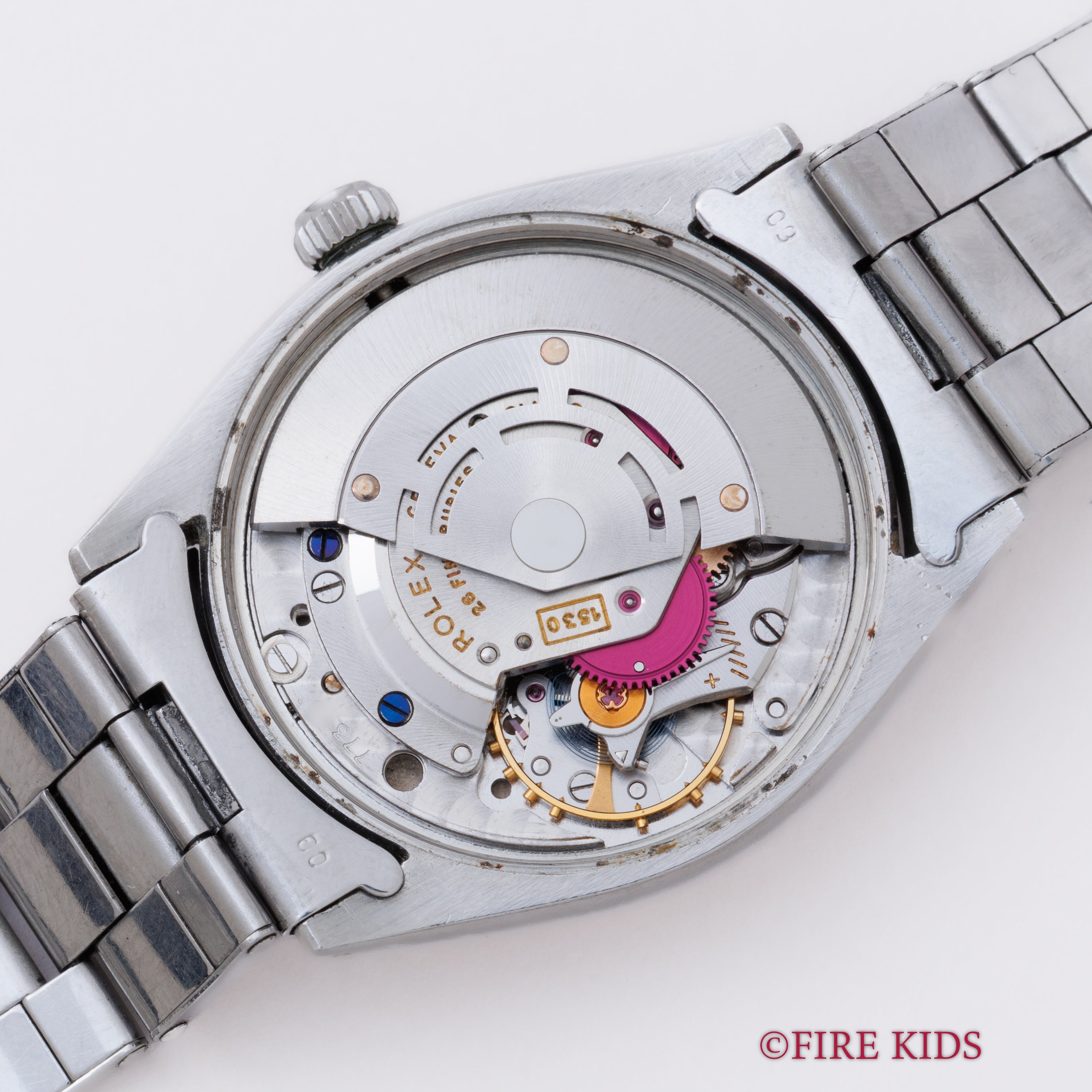 ロレックス エアキング 1962年製 Ref.5500 自動巻 アルファハンド 純正リベットブレス