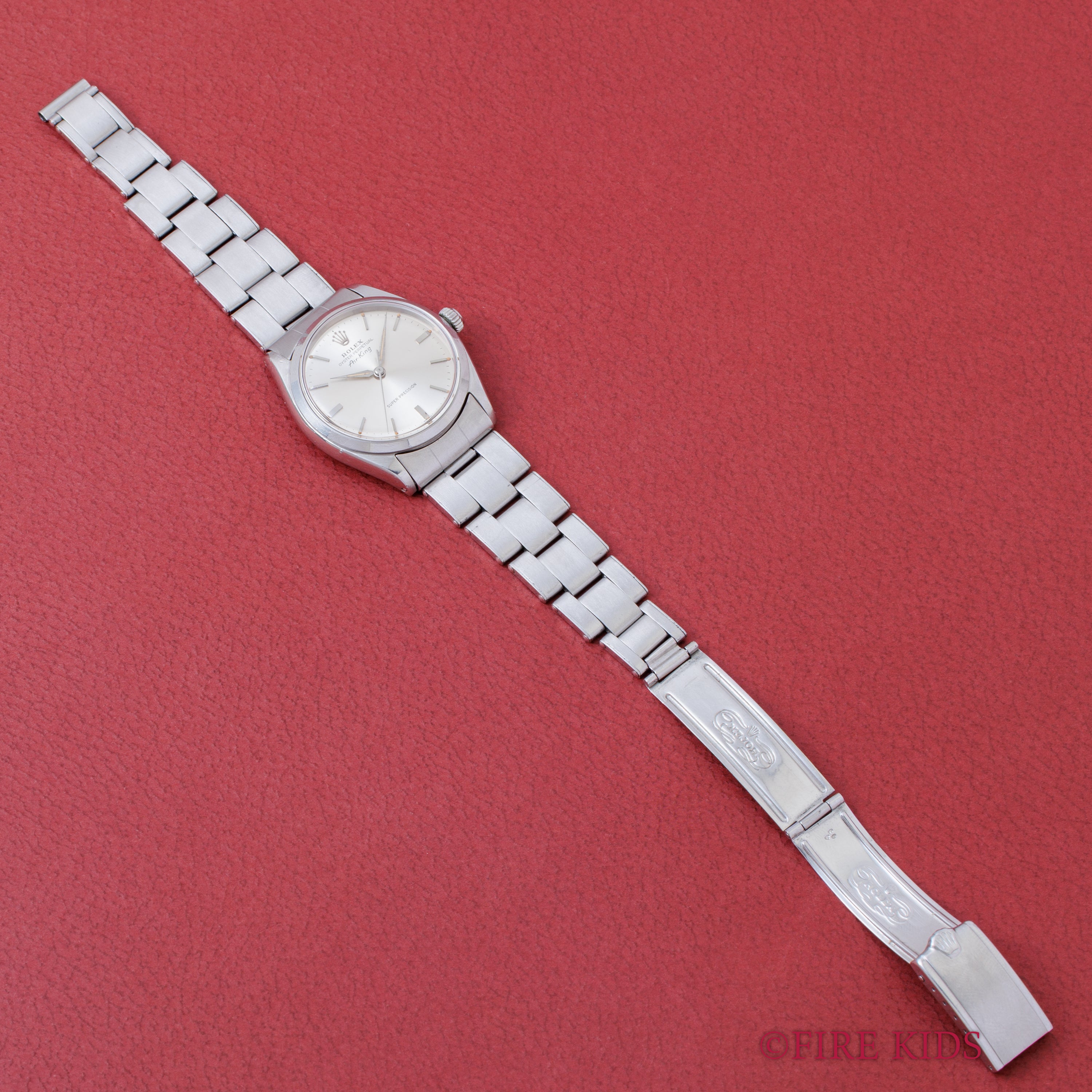 ロレックス エアキング 1962年製 Ref.5500 自動巻 アルファハンド 純正リベットブレス