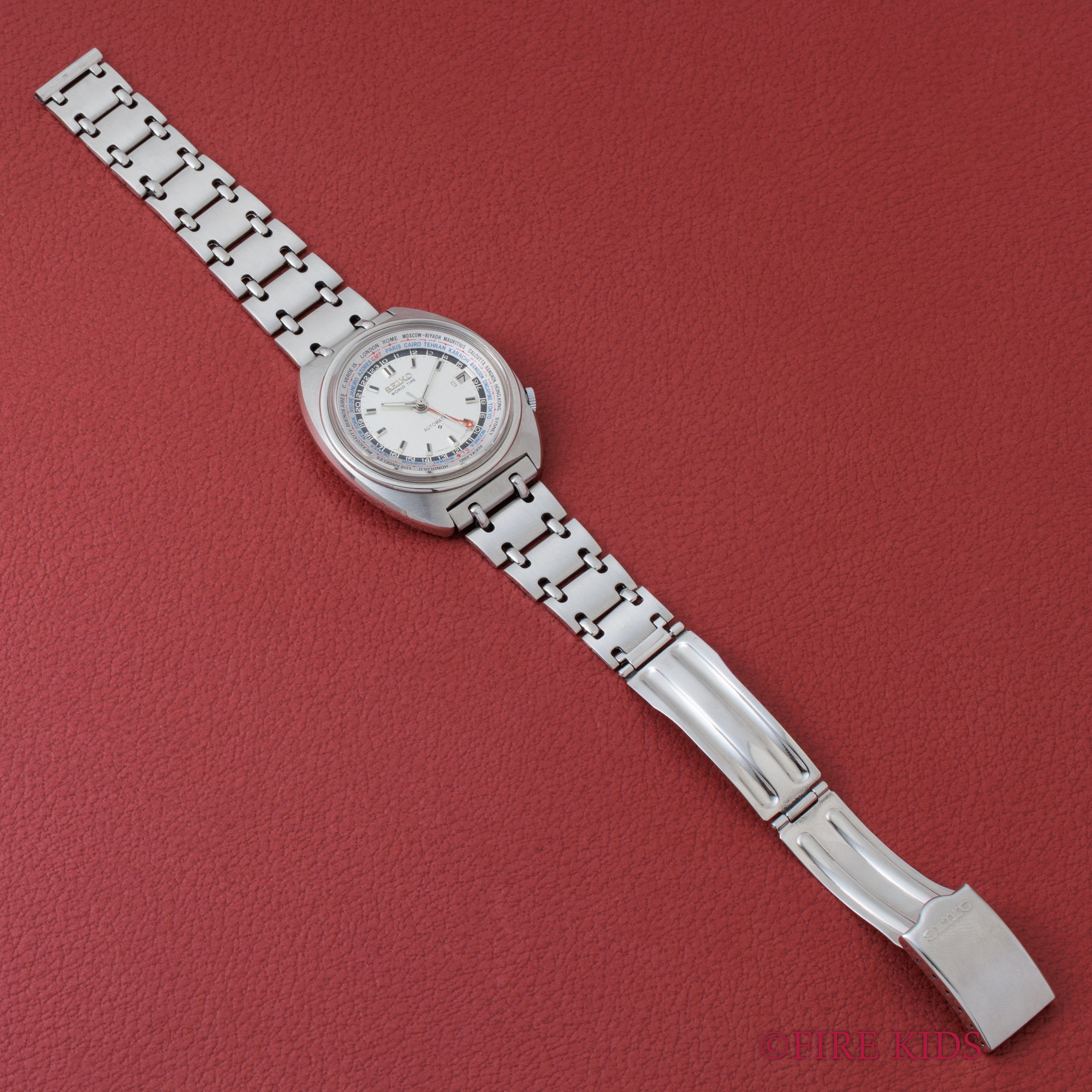 セイコー ワールドタイム 自動巻き 1972年製 3rdモデル Ref.6117-6400