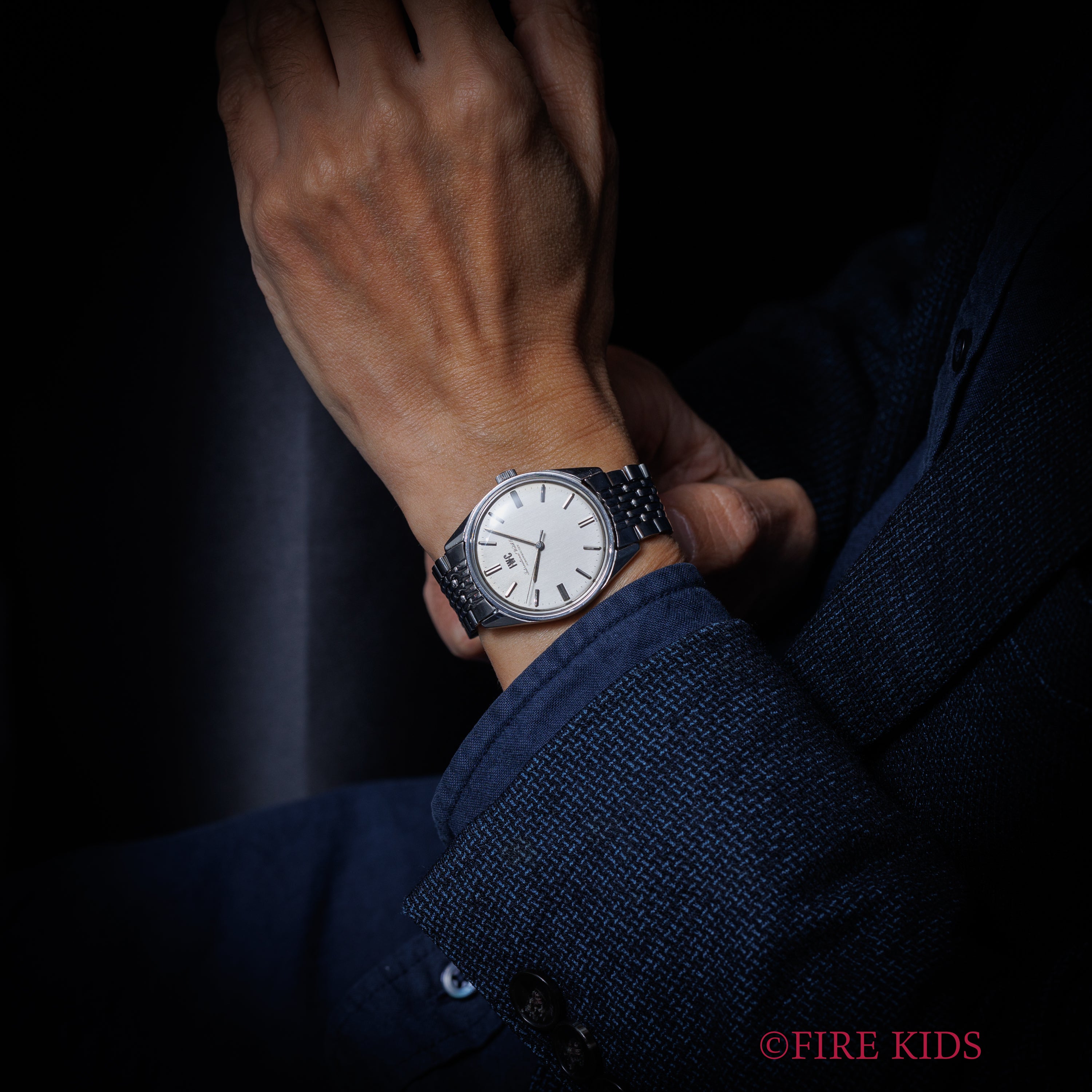 IWC ラウンド 1970年製（昭和45年製） Cal.89 手巻き オールドインター R810 純正ゲイフレアー社製ブレス