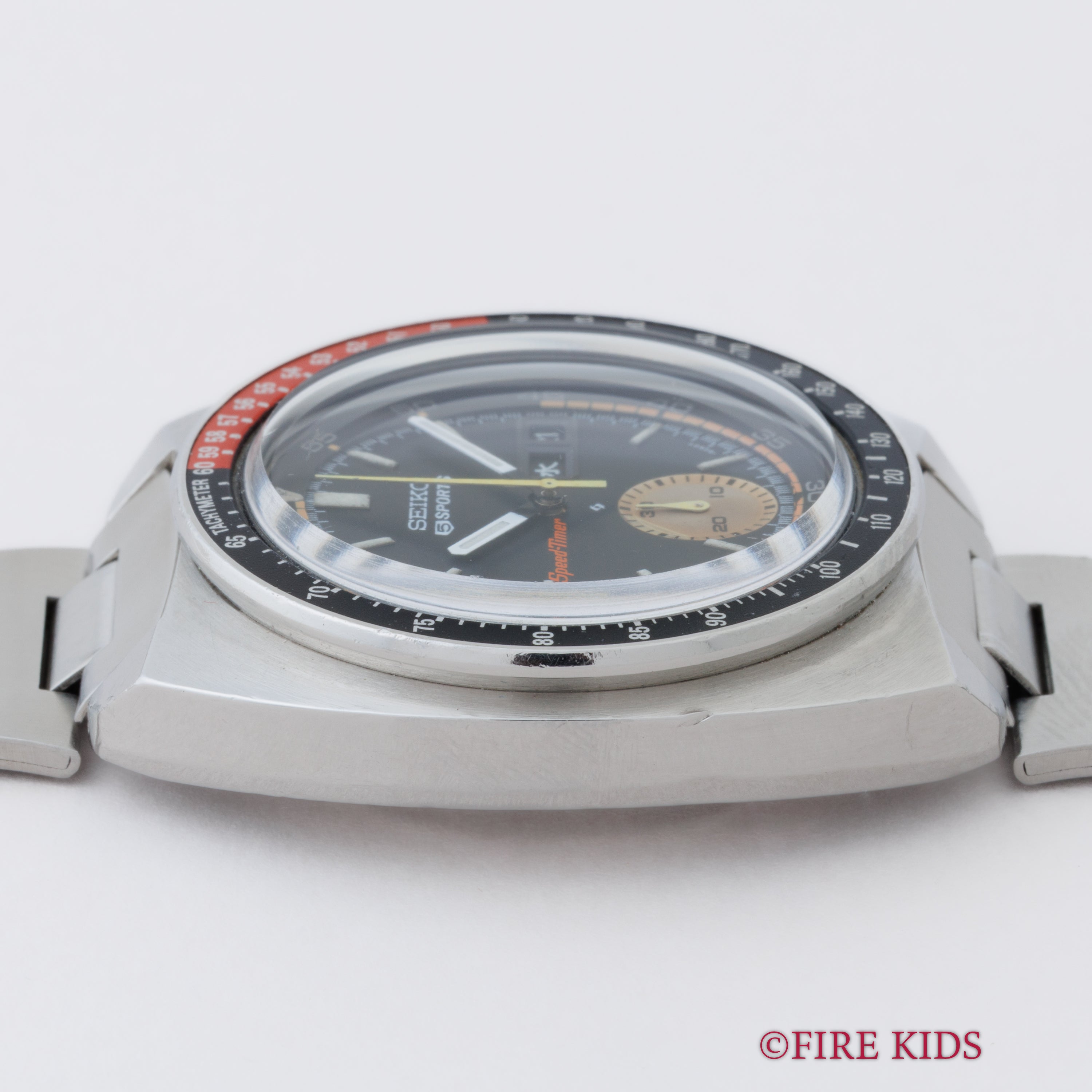 セイコー 5スポーツ スピードタイマー 1973年製 Ref.6139-6032 コークベゼル 国内仕様 純正ブレス