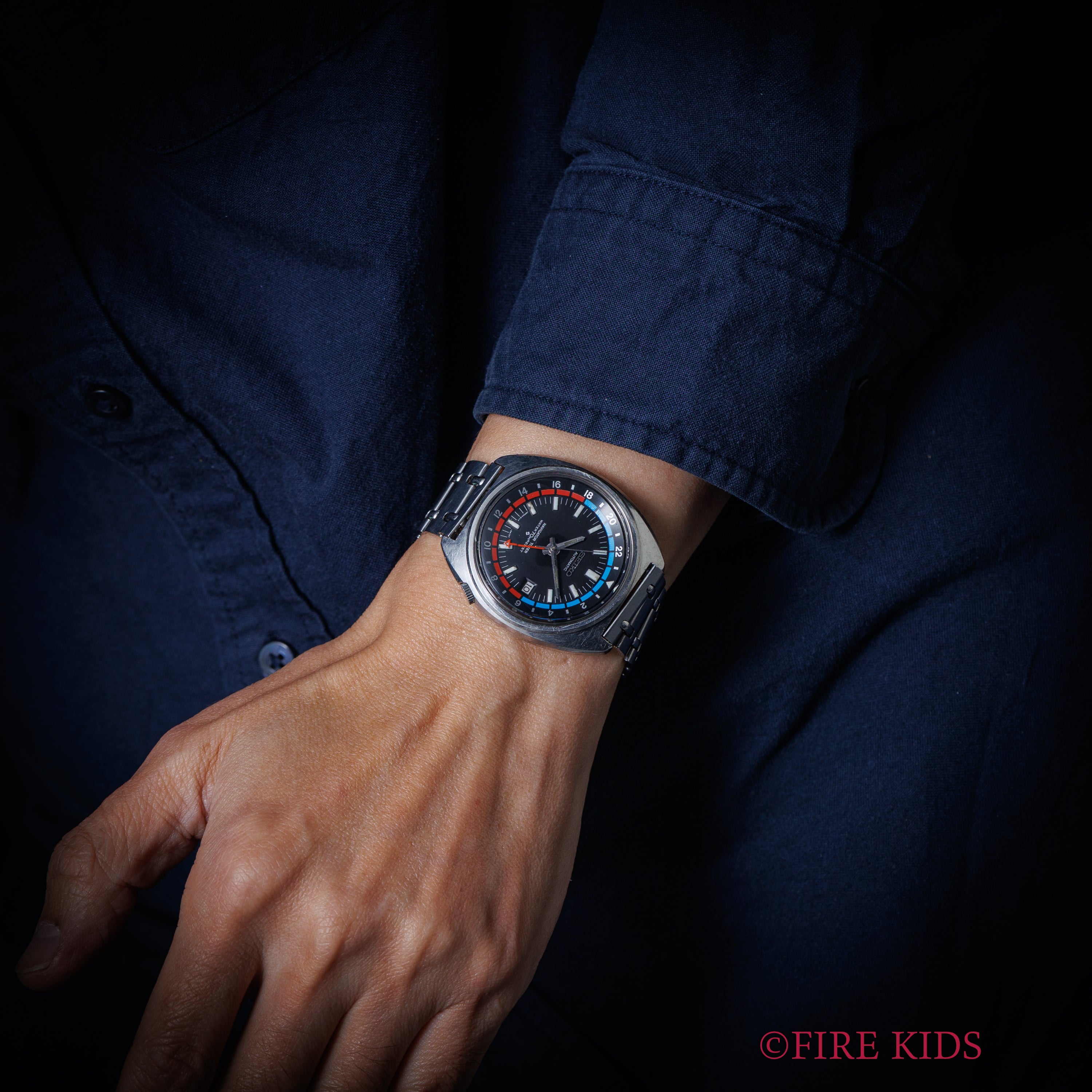 セイコー ナビゲータータイマー 1972年製  自動巻 Ref.6117-6410 純正ブレス