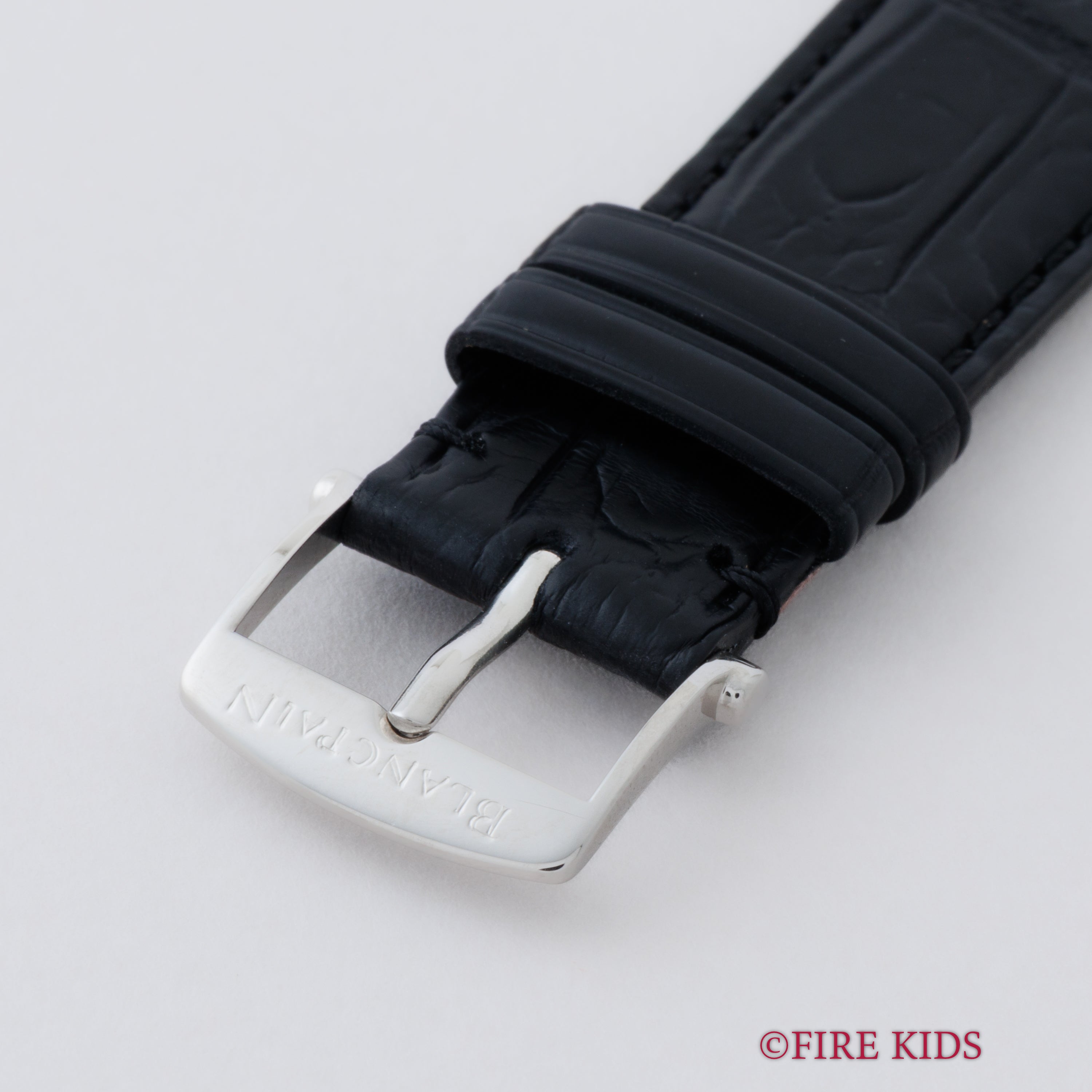 ブランパン ヴィルレ プラチナ無垢ケース 1990年代製 自動巻 フレデリックピゲCal.9513 純正プラチナ尾錠 裏スケ