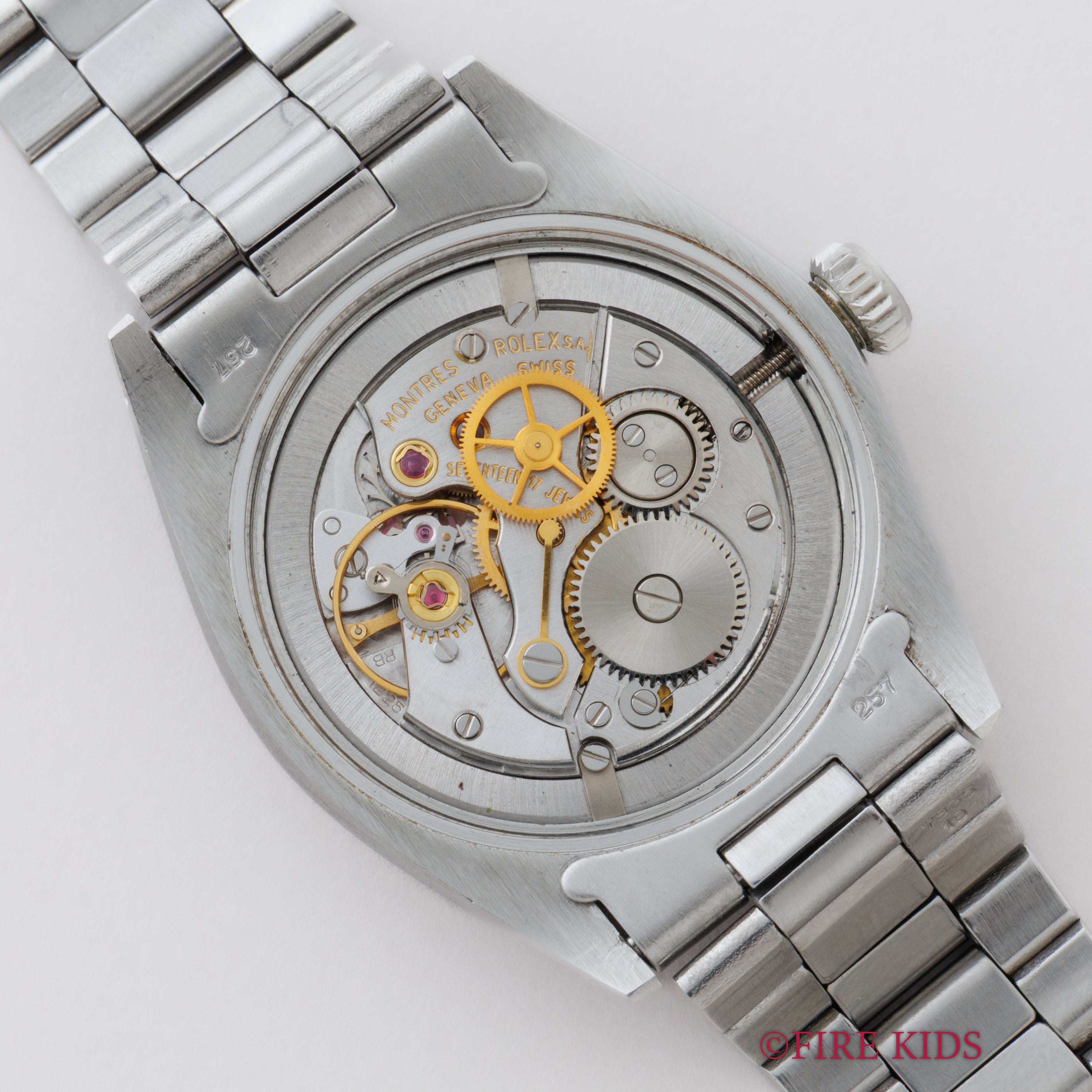 ロレックス オイスター 夜光なし ノンデイト 1970年製 Ref.6426 シルバーダイヤル 手巻 純正巻きブレス ドーム型風防