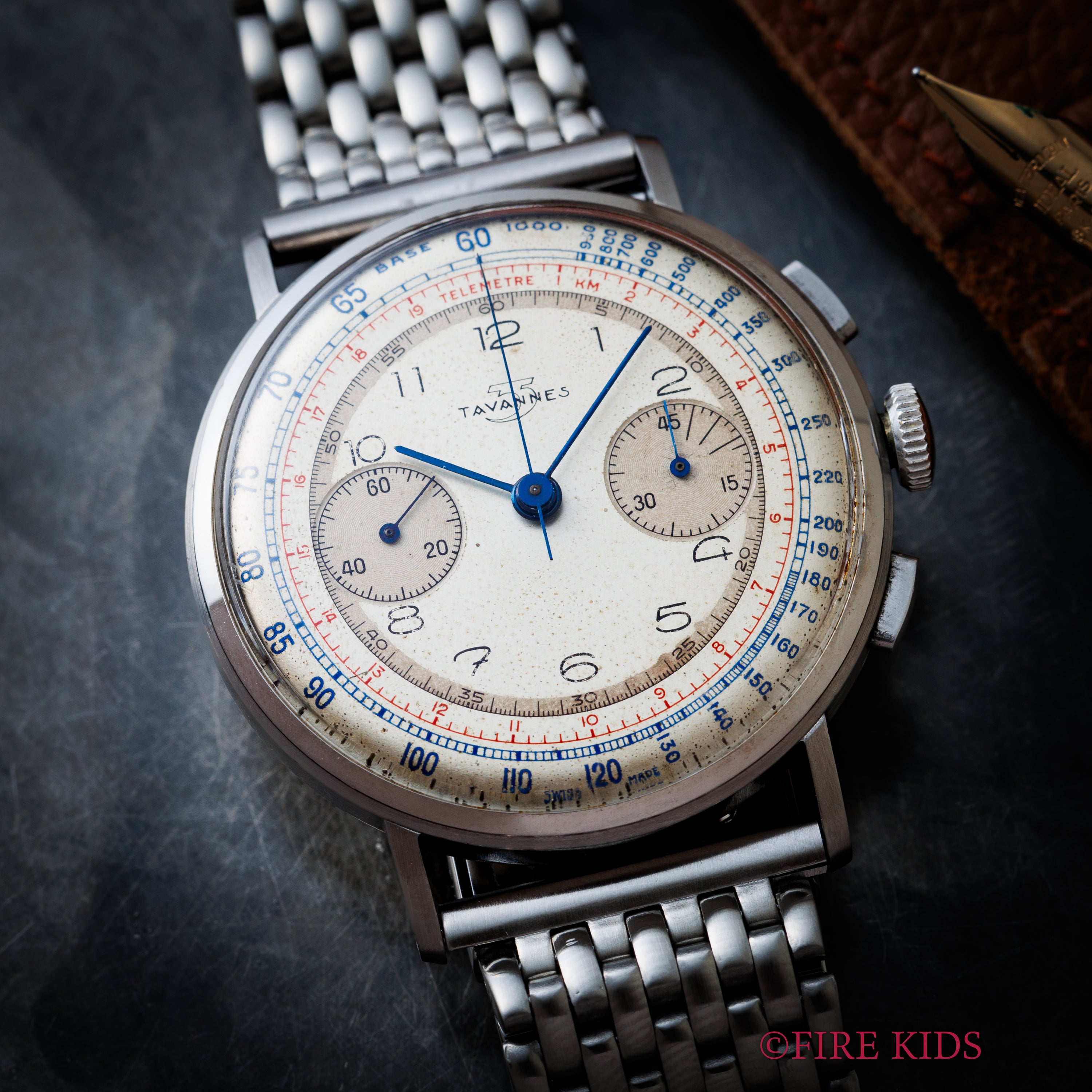 タバン 2レジスタークロノグラフ Ref.760 1940年代 ヴィーナス175