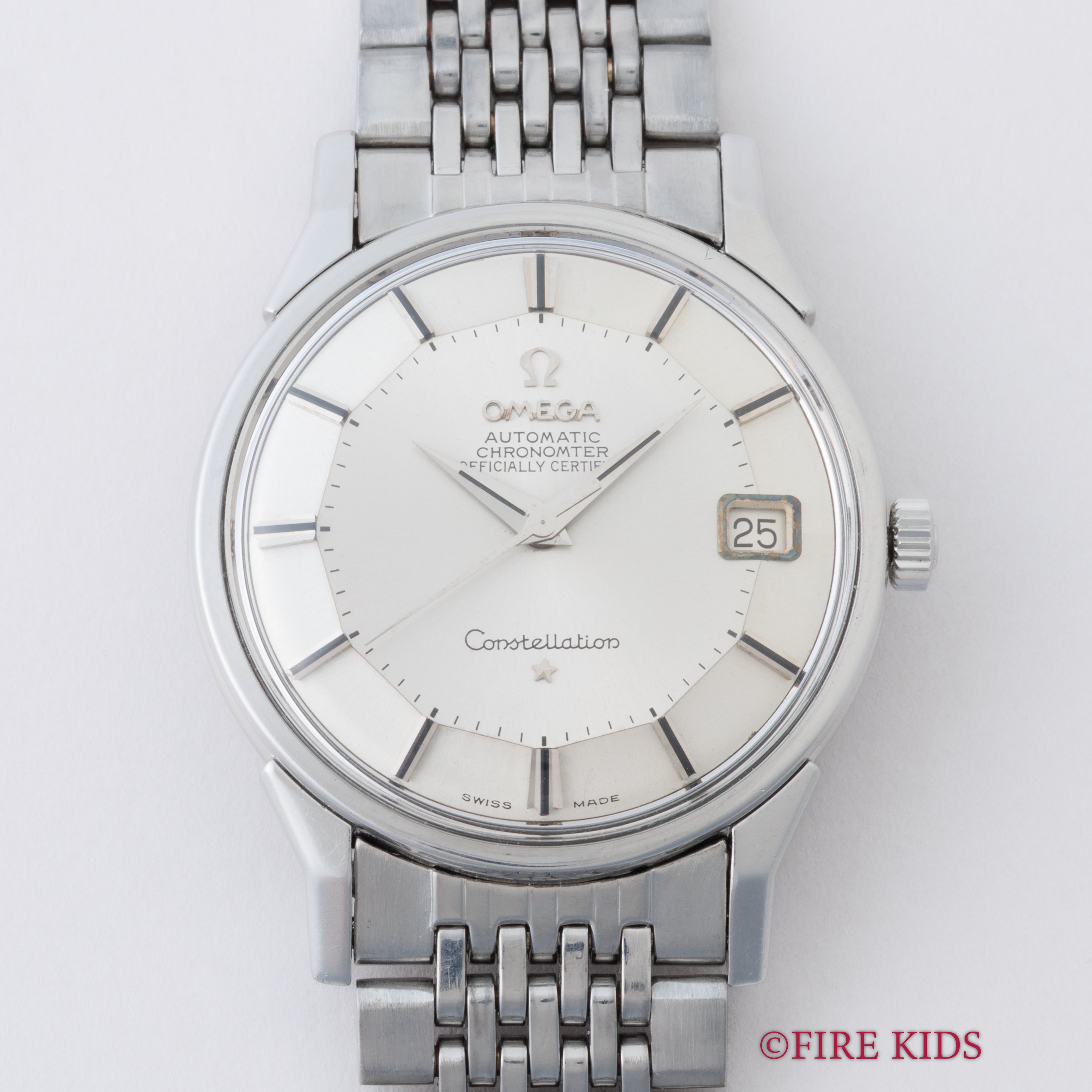 OMEGA コンステレーション 12角 1962年製 Ref.14902 62 SC パイパンダイヤル 純正ブレステ　12角