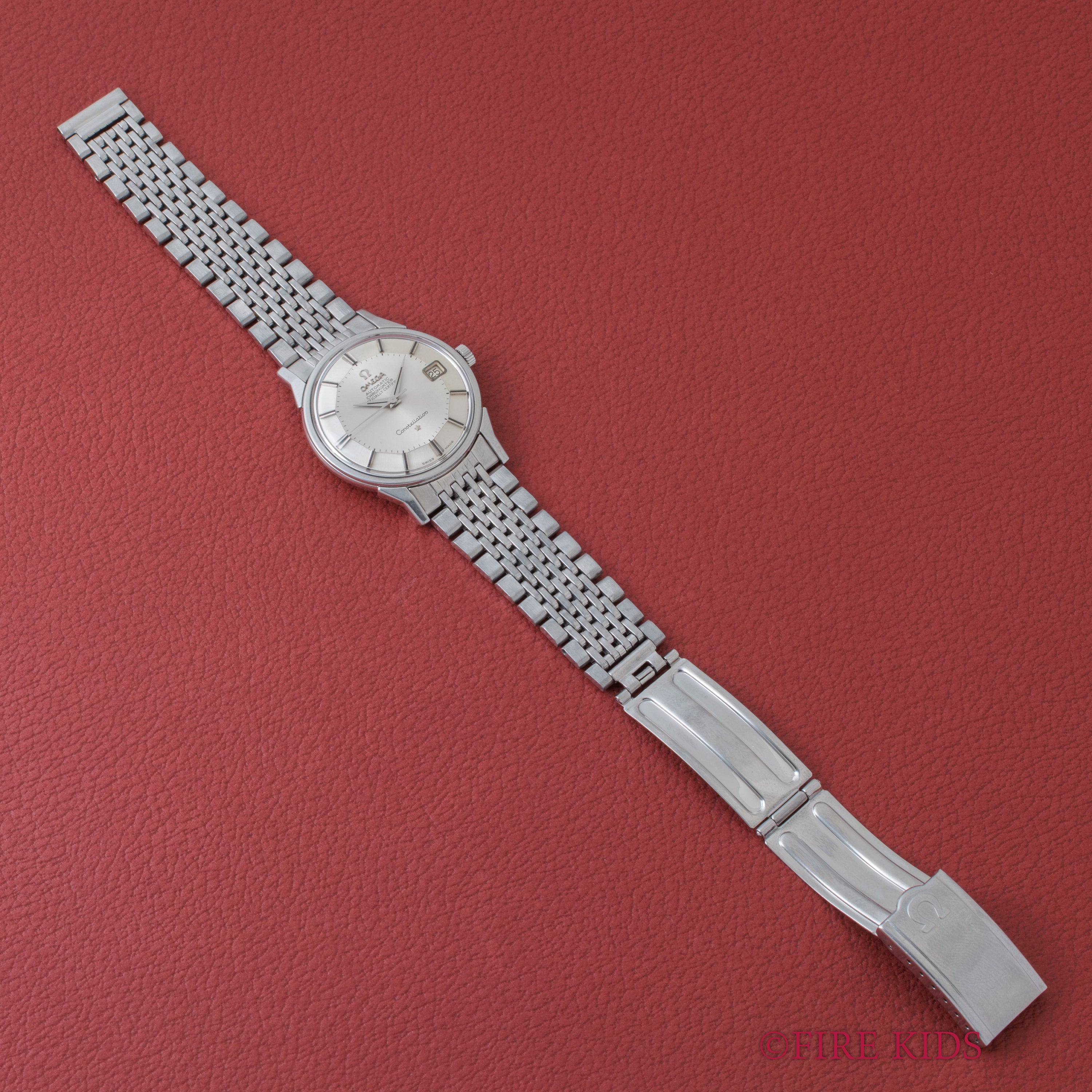 OMEGA コンステレーション 12角 1962年製 Ref.14902 62 SC パイパンダイヤル 純正ブレステ　12角