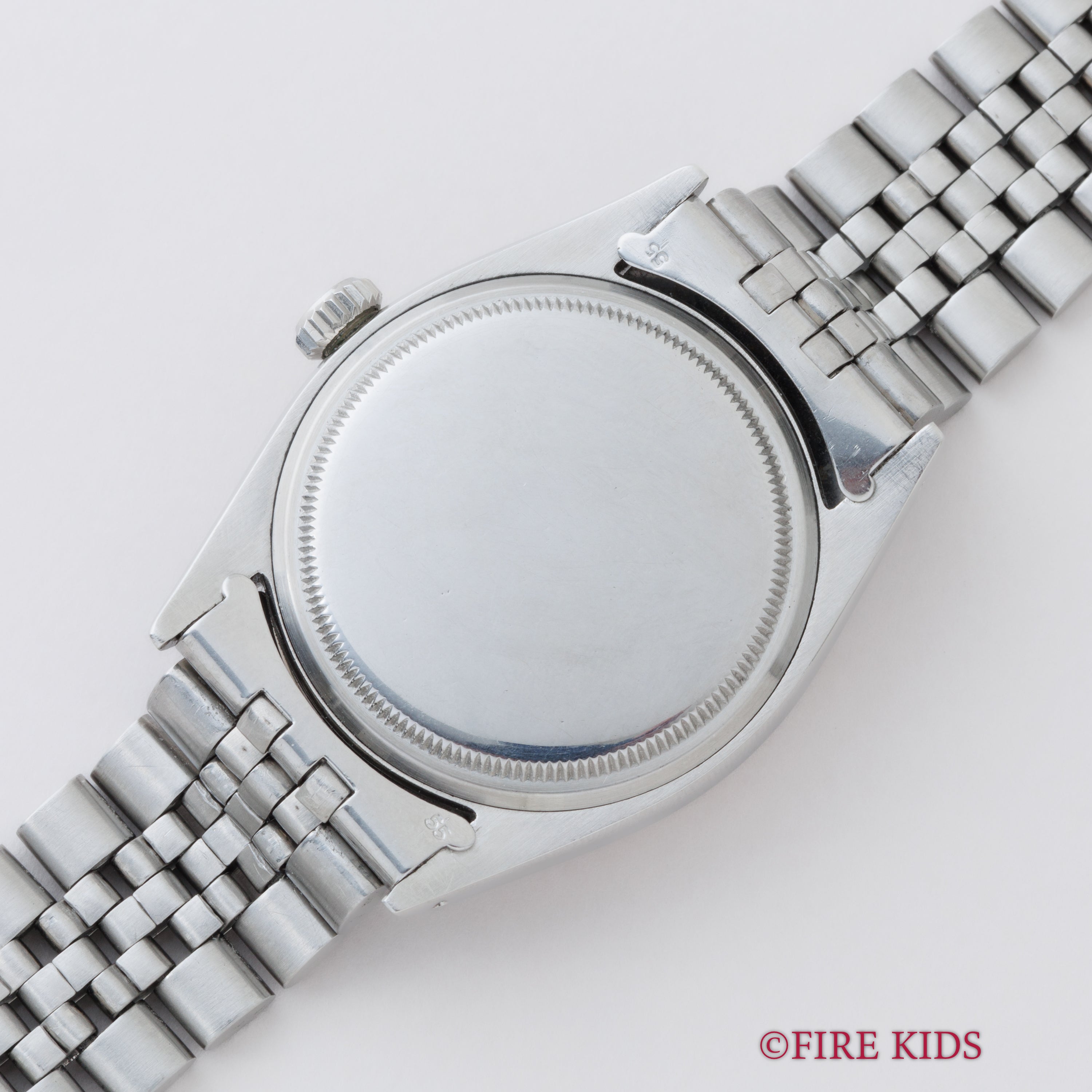 ロレックス デイトジャスト 1957年製 Ref.6605 シルバーダイヤル ドーフィンハンド USジュビリーブレス