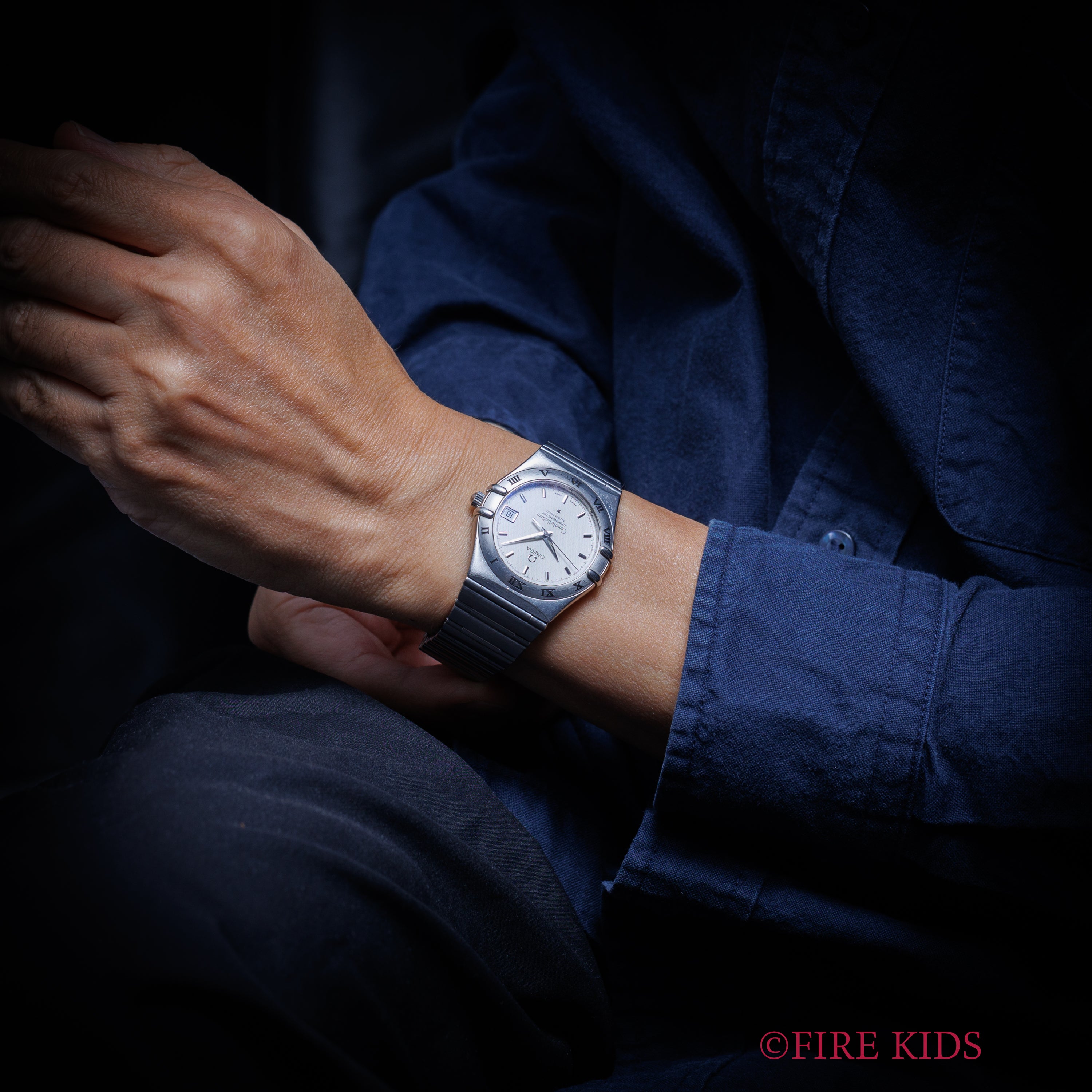 オメガ コンステレーション Ref.368.1201 1999年製 ホワイトダイヤル 自動巻クロノメーター マンハッタン インテグレートブレス