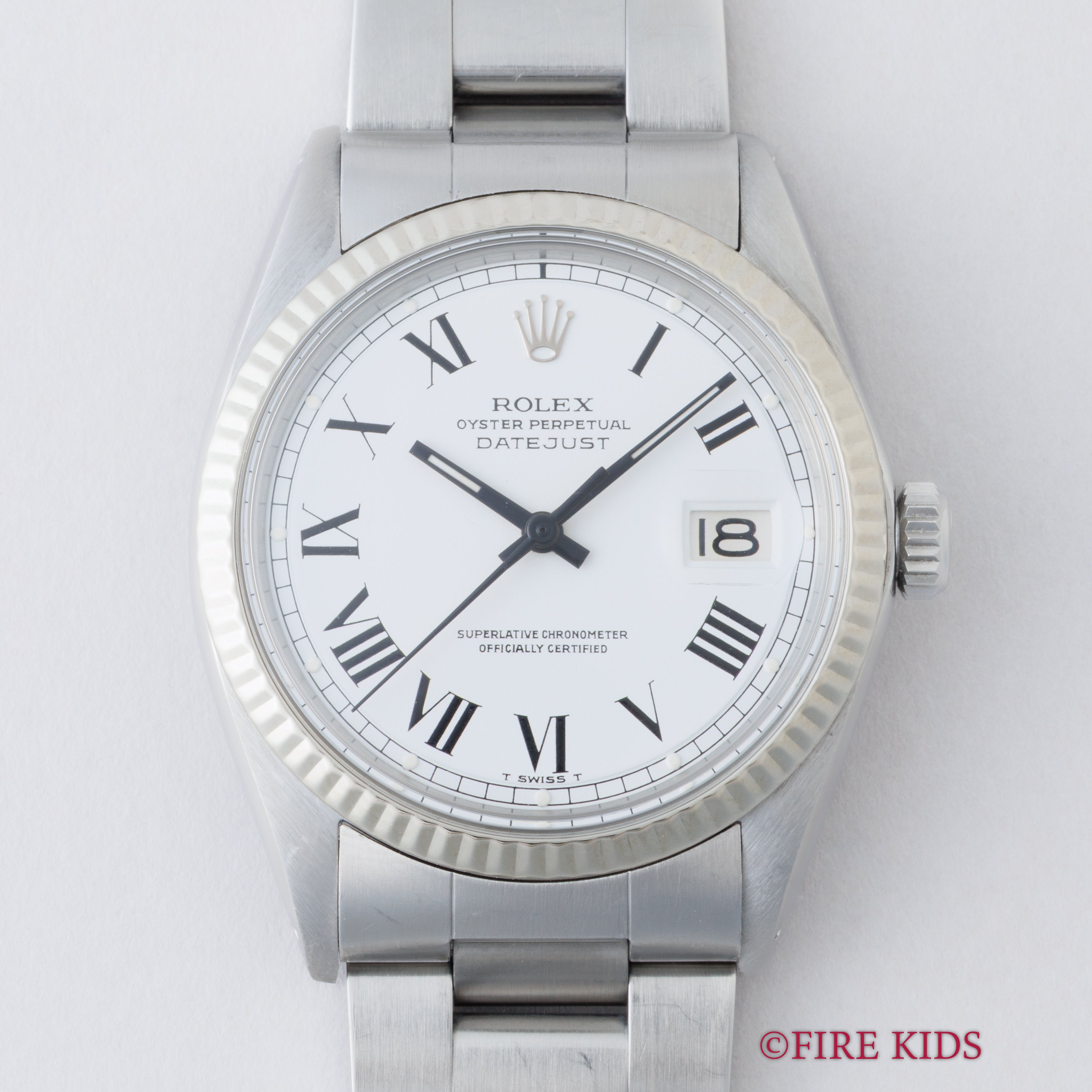 ロレックス デイトジャスト バックリーダイヤル 1971年製 Ref.1601 自動巻き 純正オイスターブレス