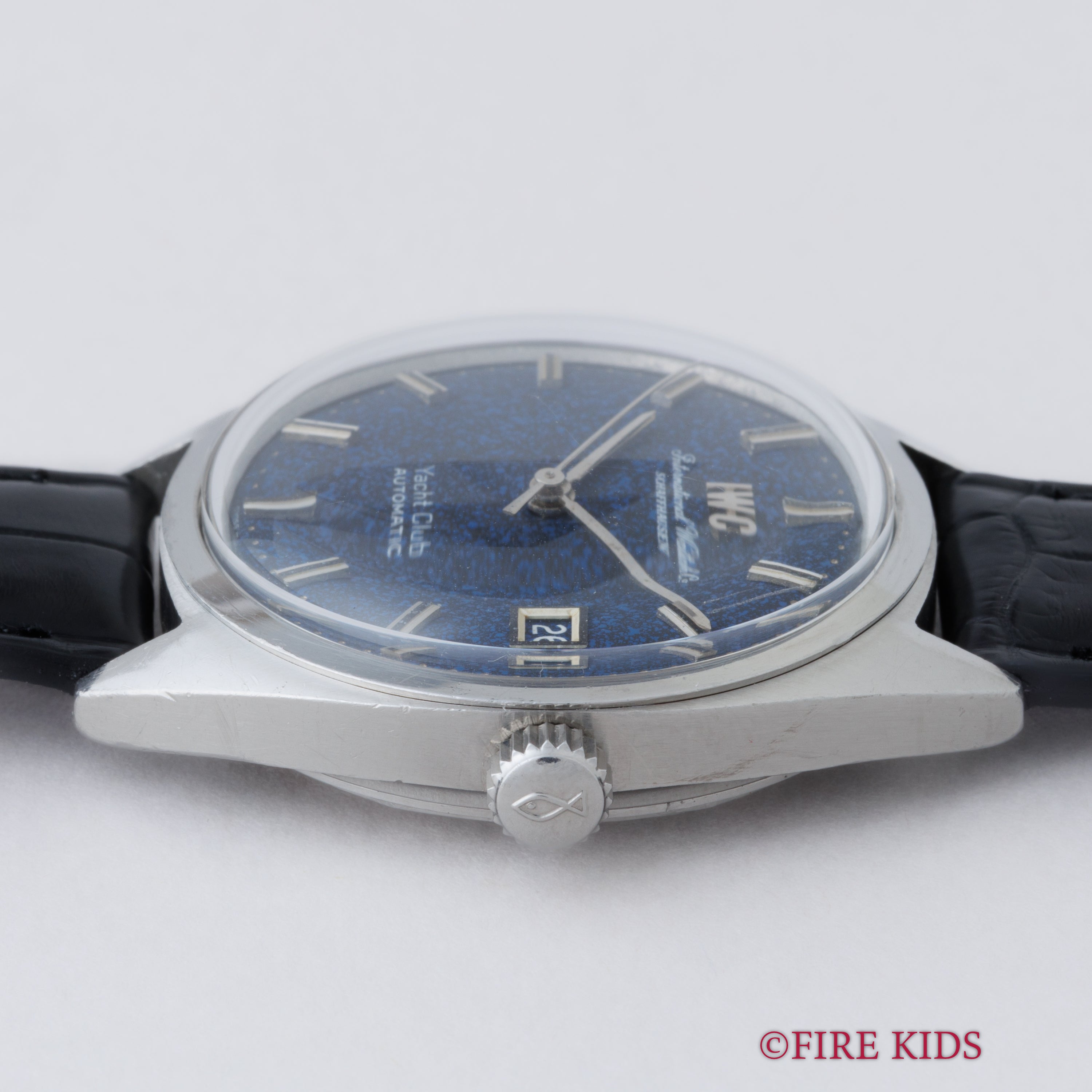 IWC ヨットクラブ ブルーマーブル 1969年製 Cal.8541 ペラトン式自動巻き