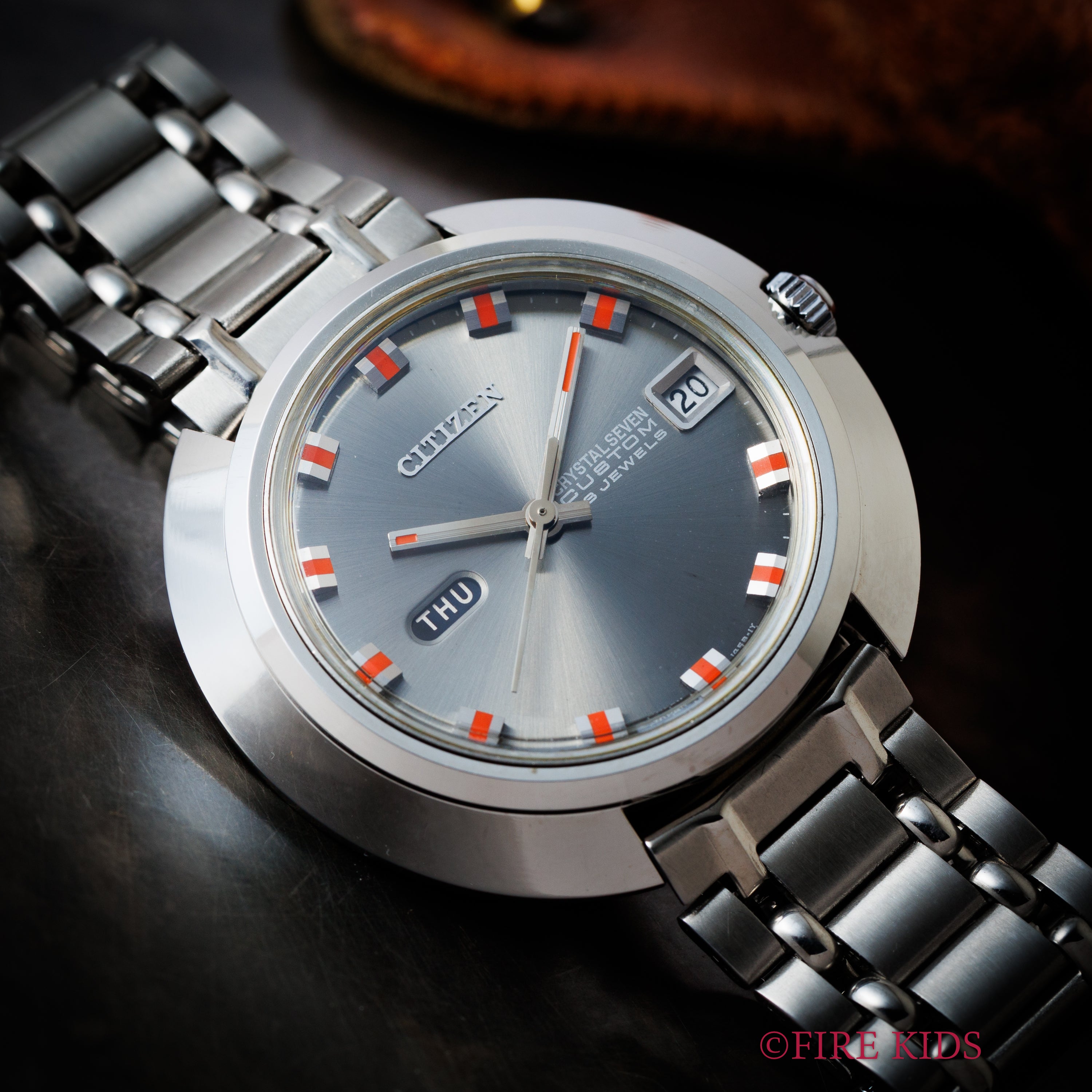 シチズン クリスタルセブン カスタム ナイアガラ  1969年製 未使用品 自動巻 純正ブレス タグ付き