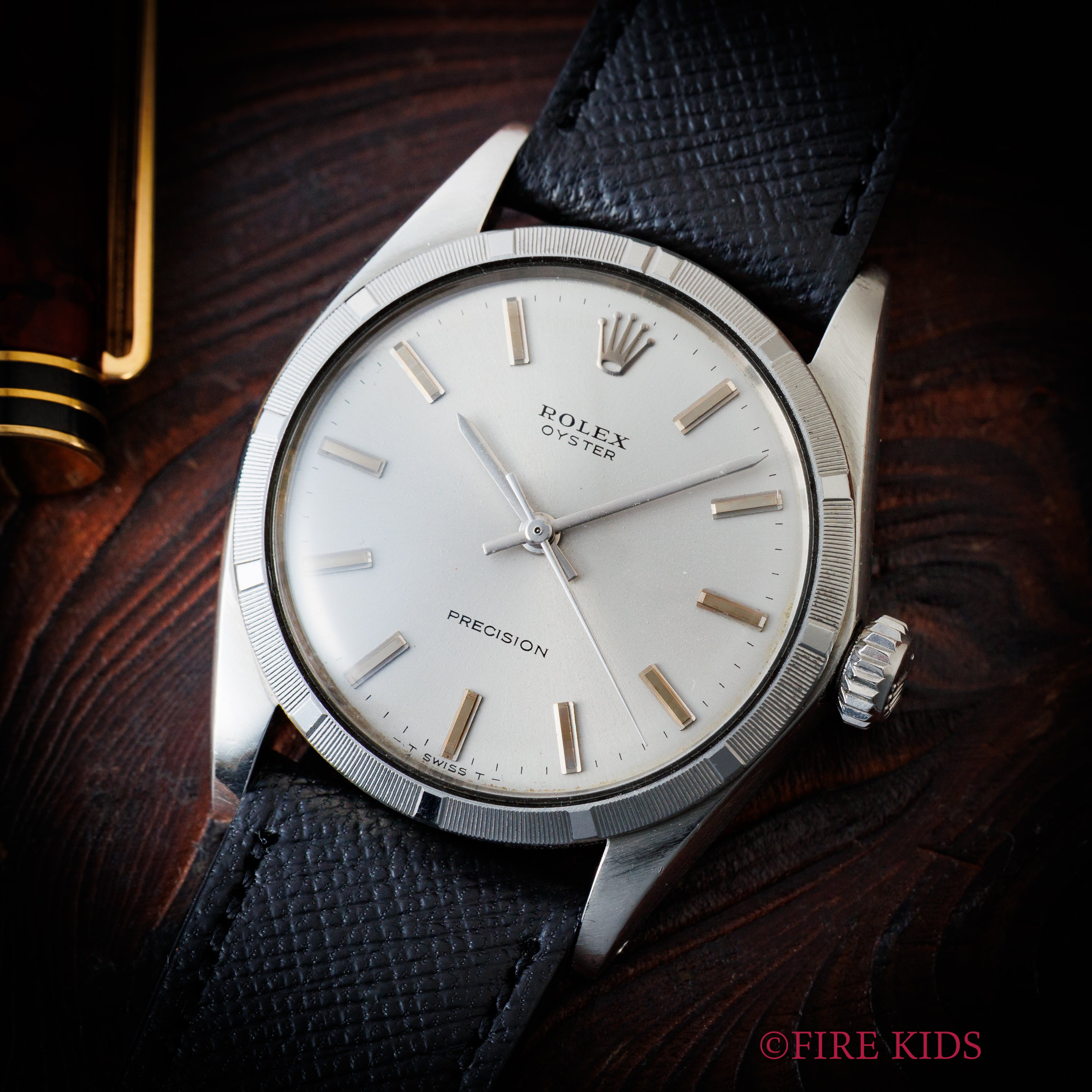 ロレックス オイスター 1969年製 手巻き Ref.6427 エンジンターンドベゼル ノンデイト