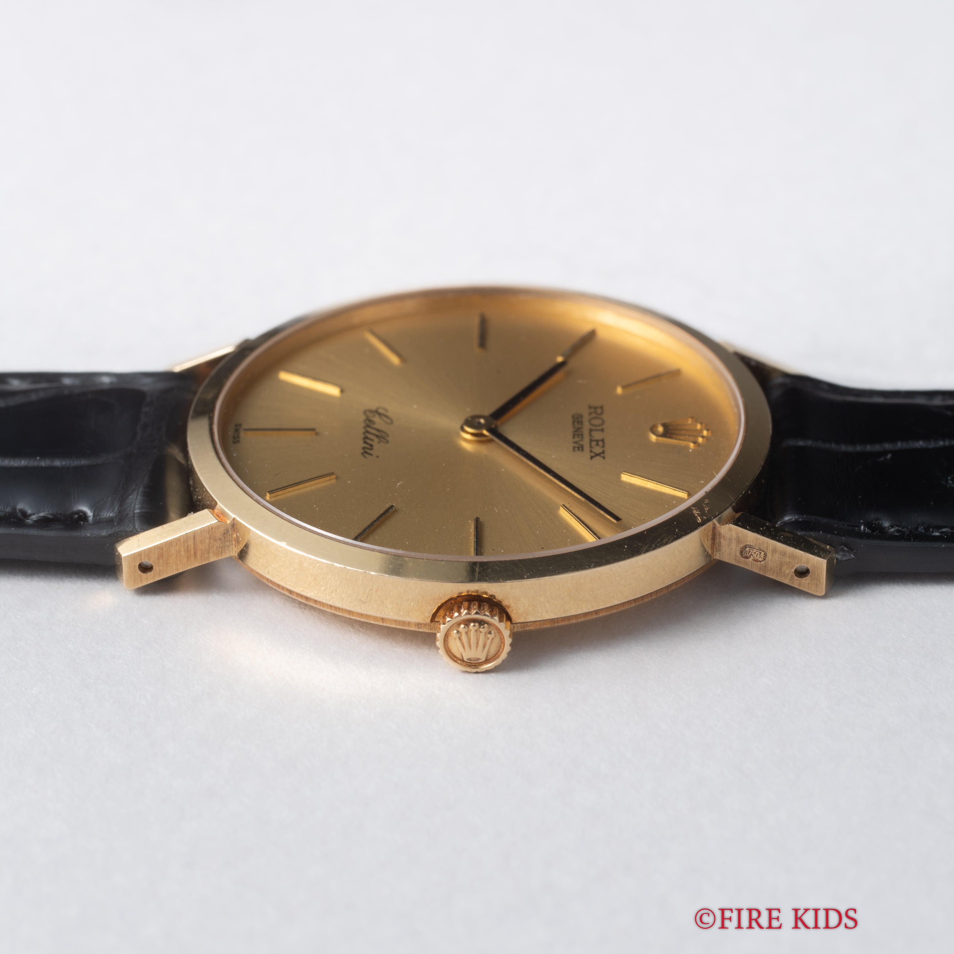 ロレックス チェリーニ 1975年製 Ref.4112 18金無垢ラウンドケース