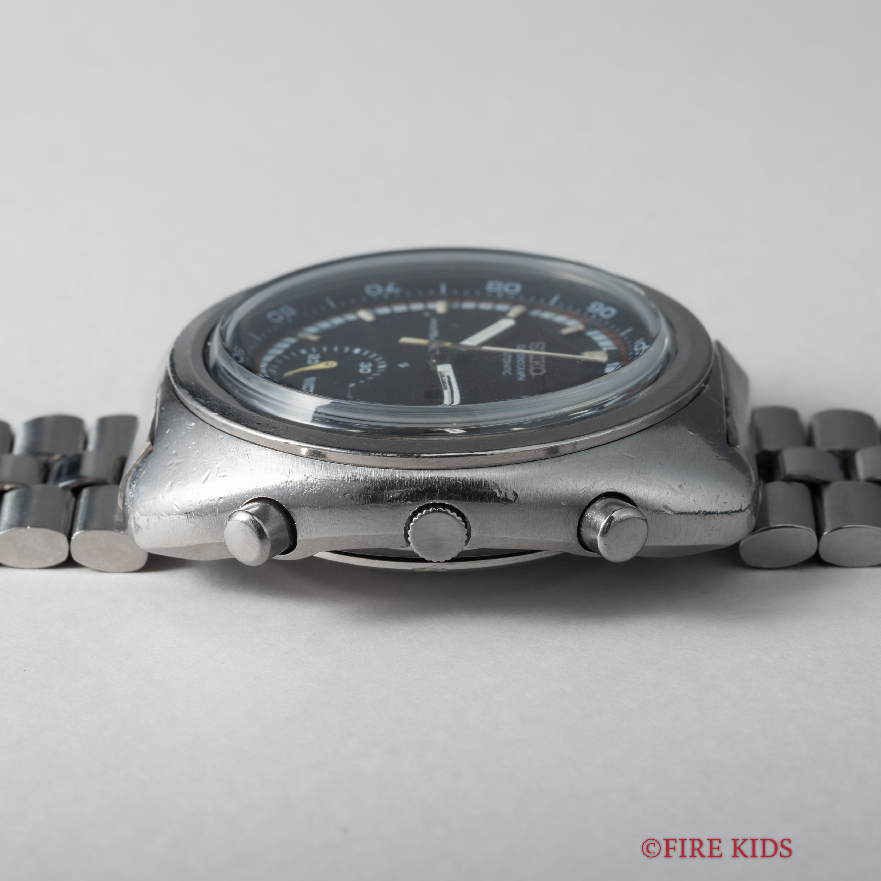 セイコー クロノグラフ 1971年製 自動巻クロノグラフ デシマルメーター Ref.6139-7002 純正ブレス
