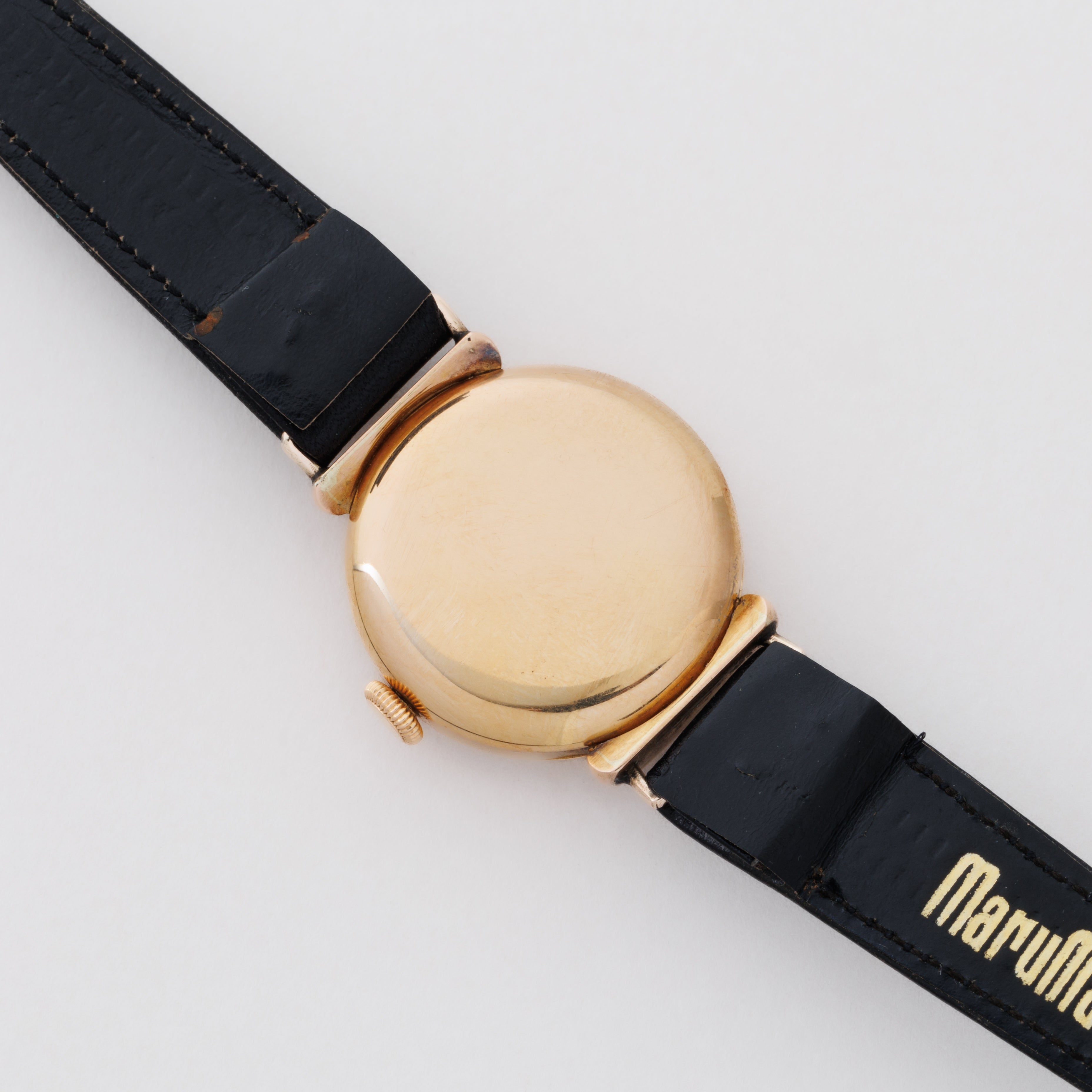 IWC 18金無垢ピンクゴールドラウンドケース 1947年製 Cal.60 手巻き