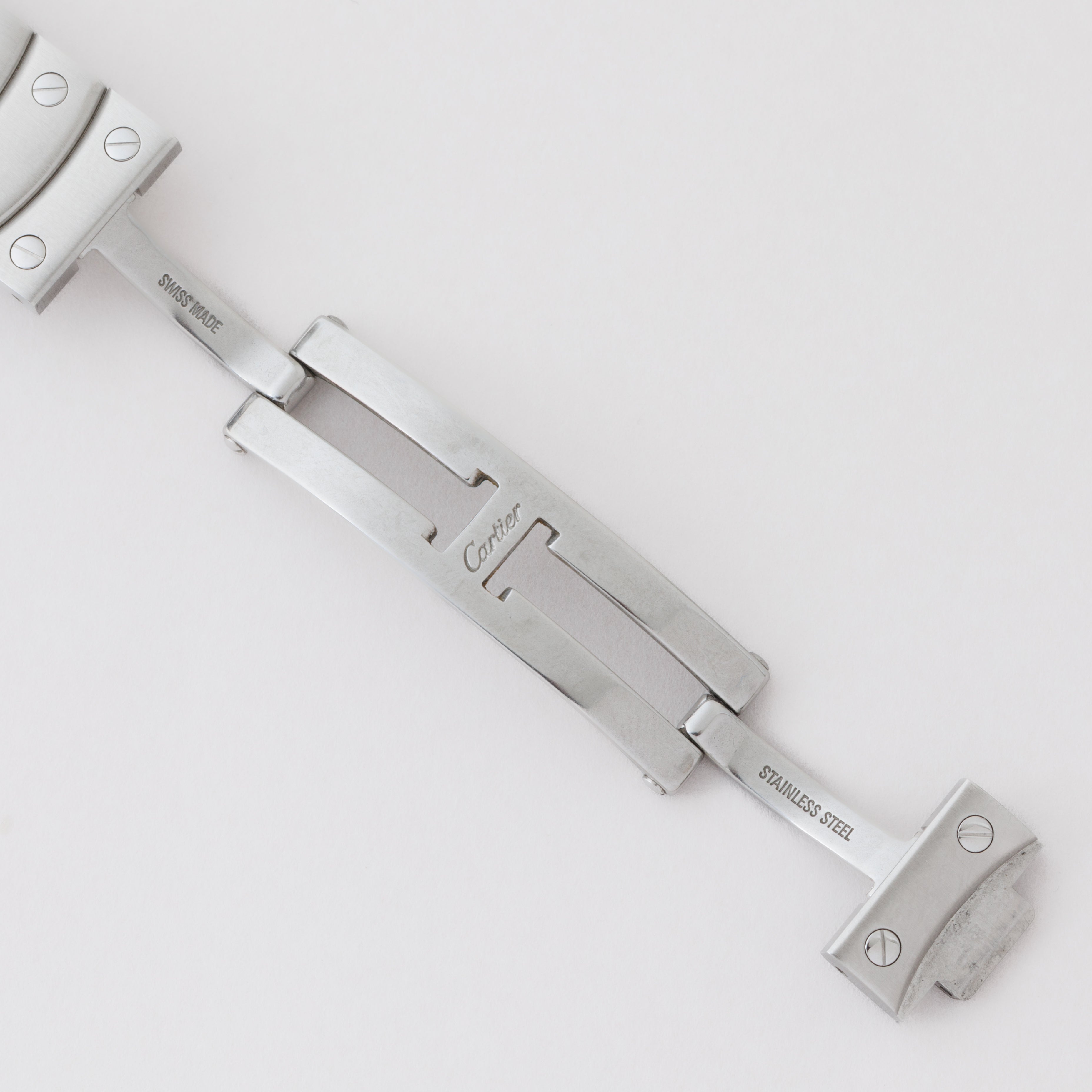 カルティエ サントス ロンド LMサイズ 自動巻き 1990年代製 ホワイトローマンダイヤル