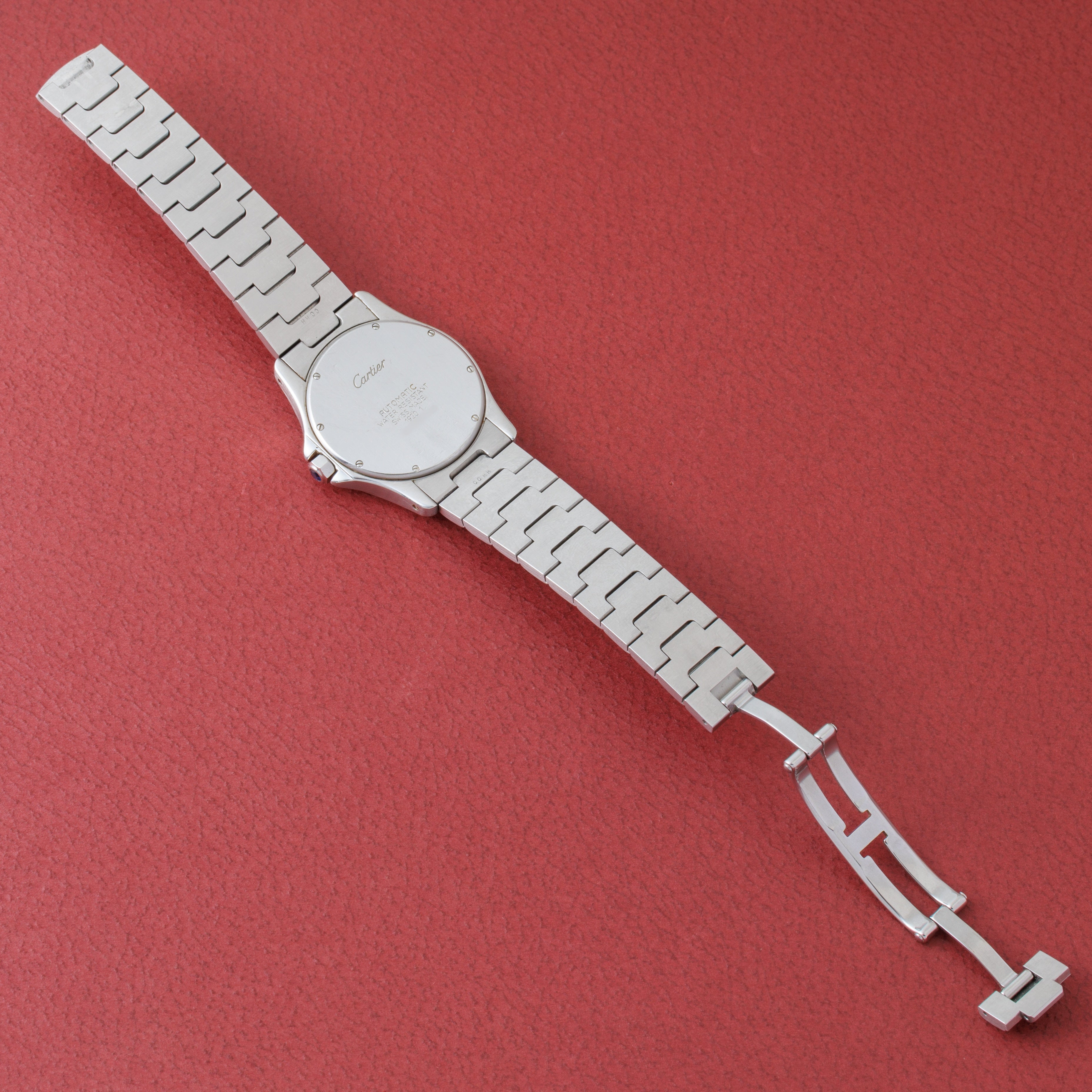 カルティエ サントス ロンド LMサイズ 自動巻き 1990年代製 ホワイトローマンダイヤル