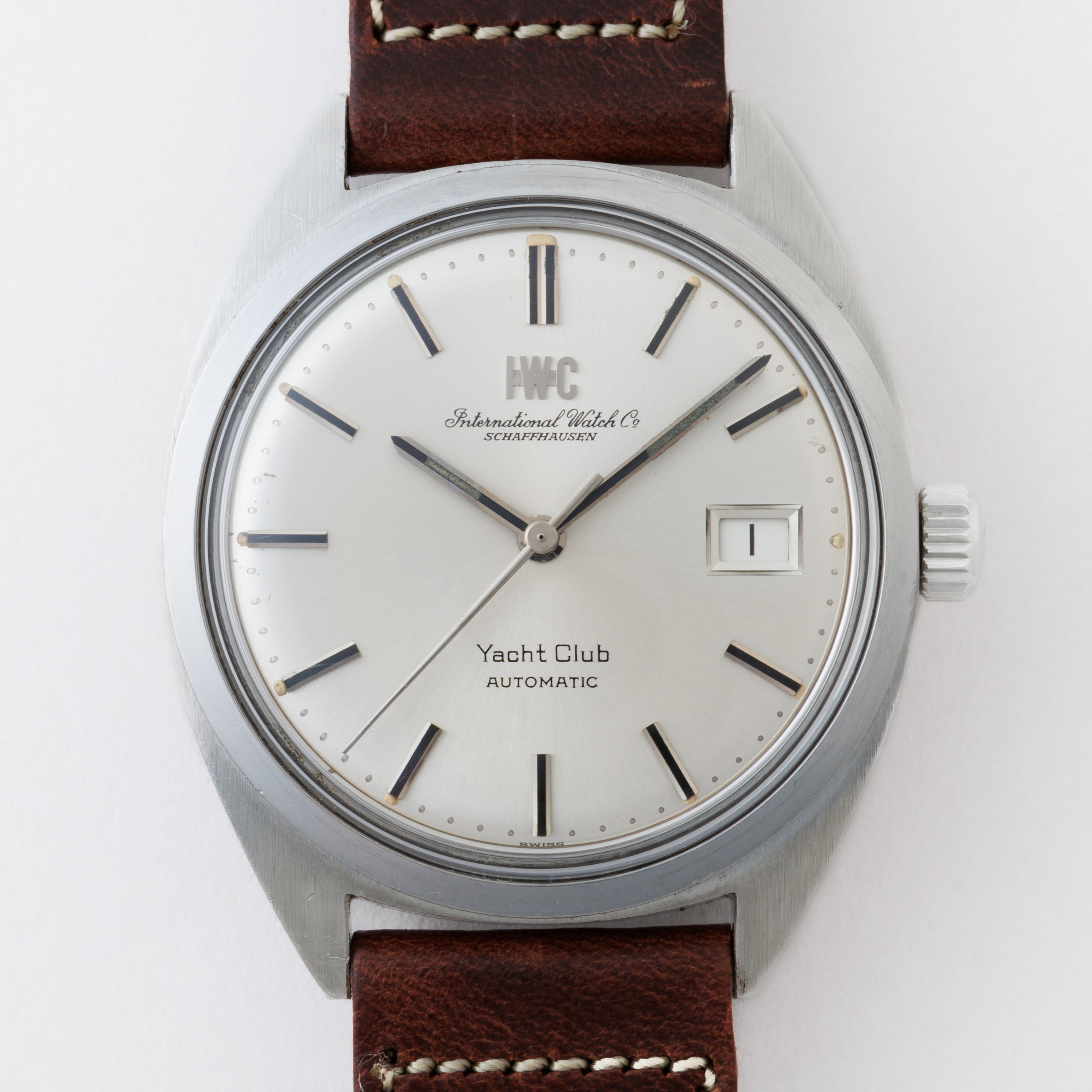 IWC ヨットクラブ 1971年製 シルバーダイヤル ペラトン式自動巻き Cal.8541B