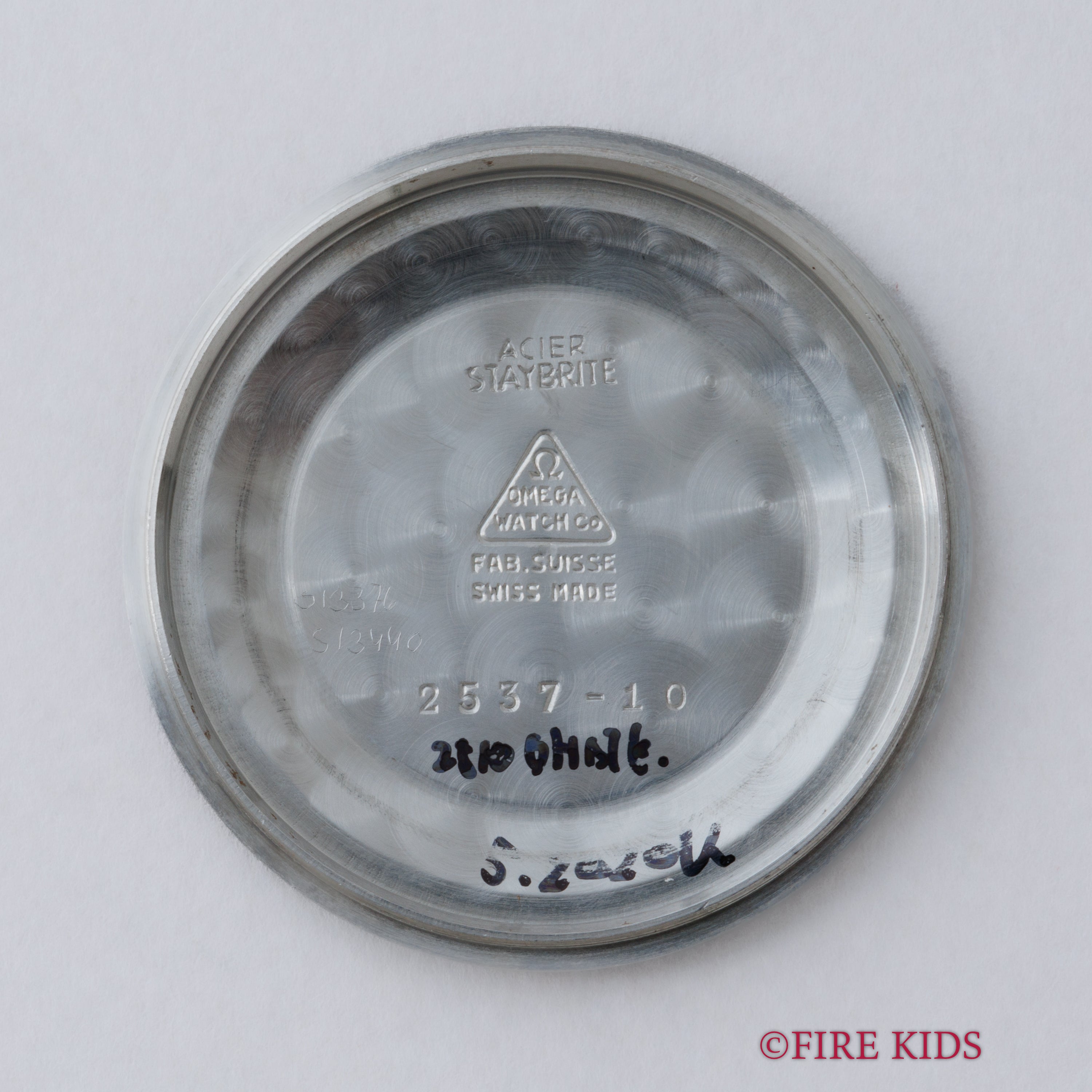 オメガ 30mmキャリバー 1950年製（昭和25年製）手巻 Cal.283 Ref.2537-10 グレーツートンダイヤル