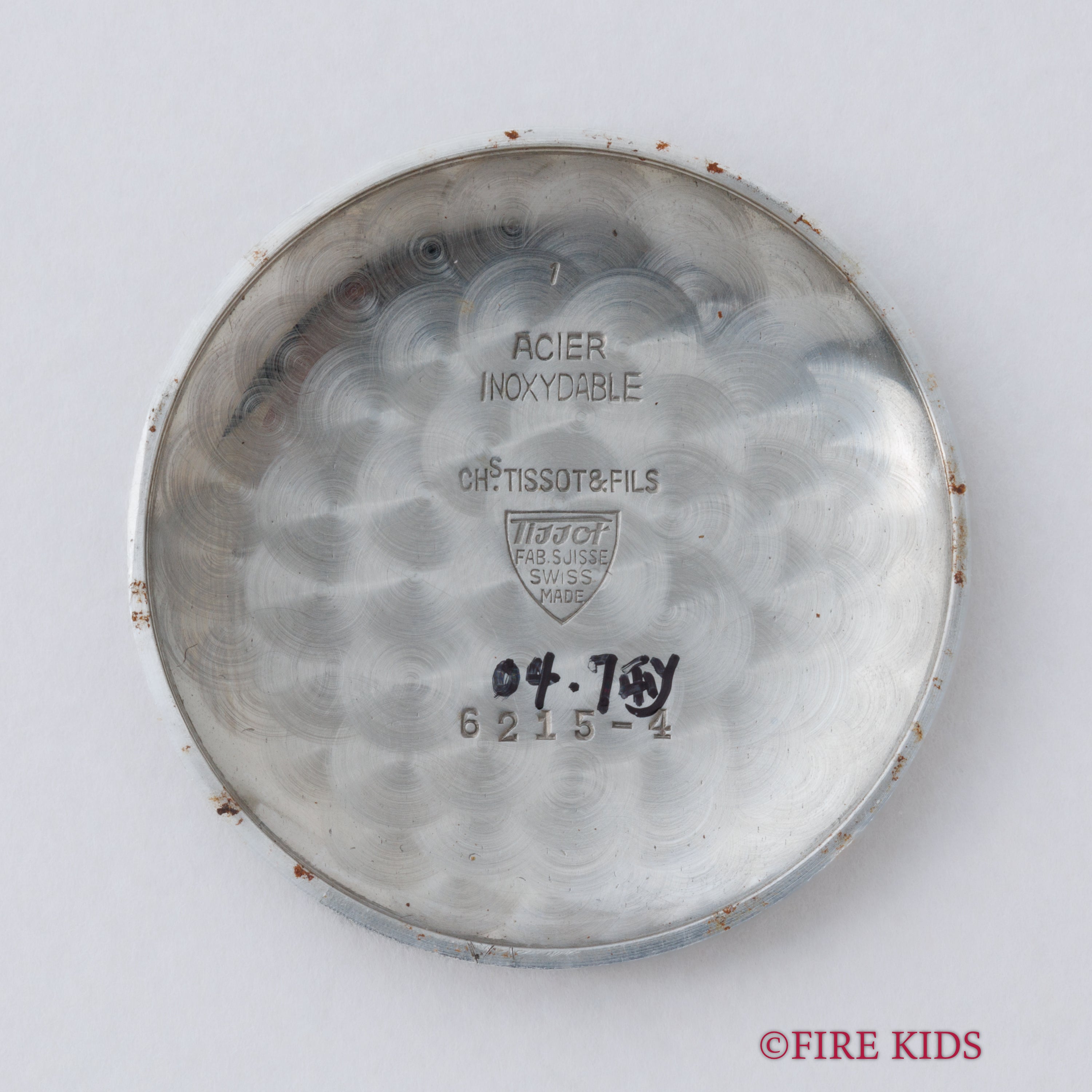 ティソ クロノグラフ 手巻き 1950年代製 Ref.6215-4 Cal.27-41H SS 飛びアラビアダイヤル