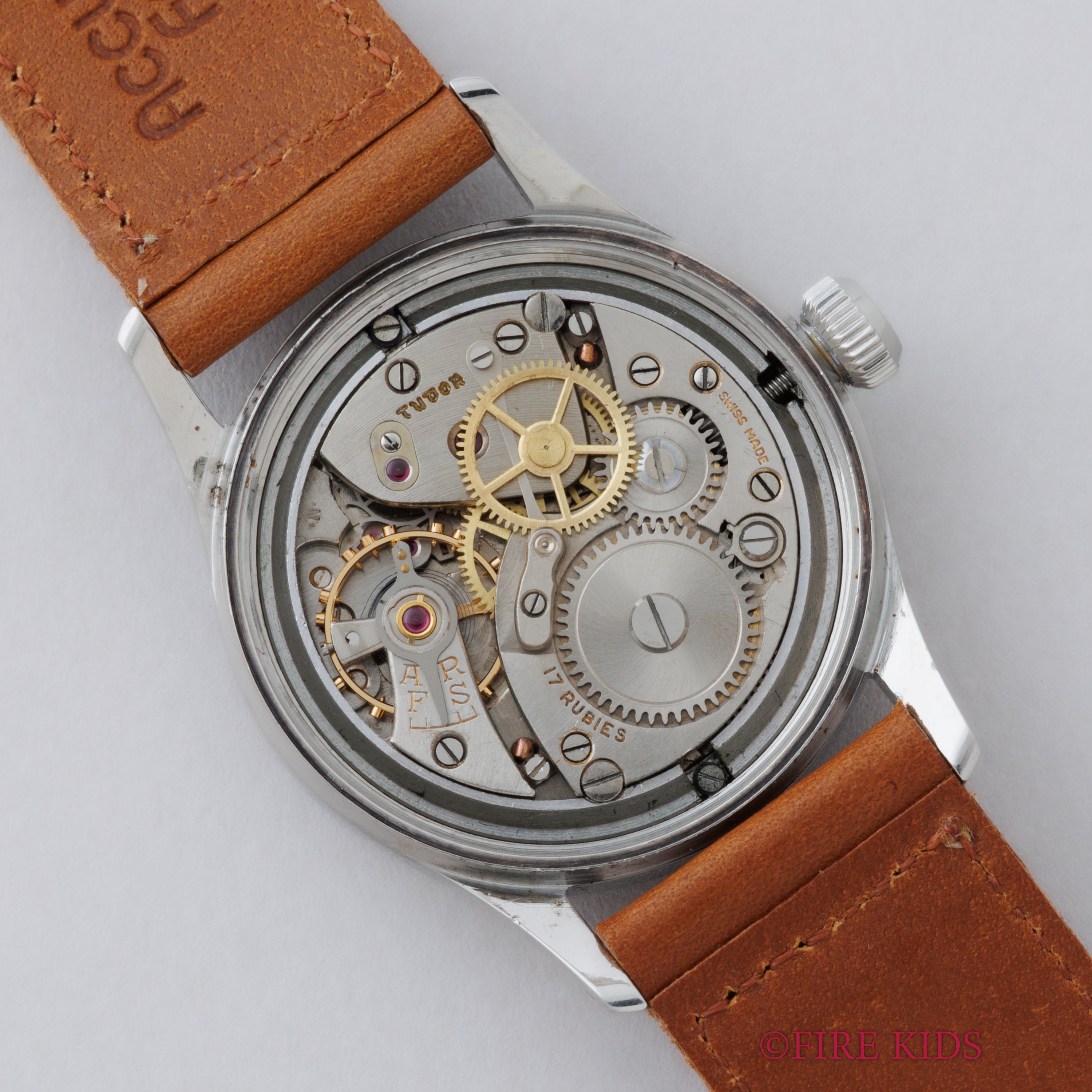 チューダー 盾薔薇 飛びアラビア センターセコンド 1950年代製 Ref.4453