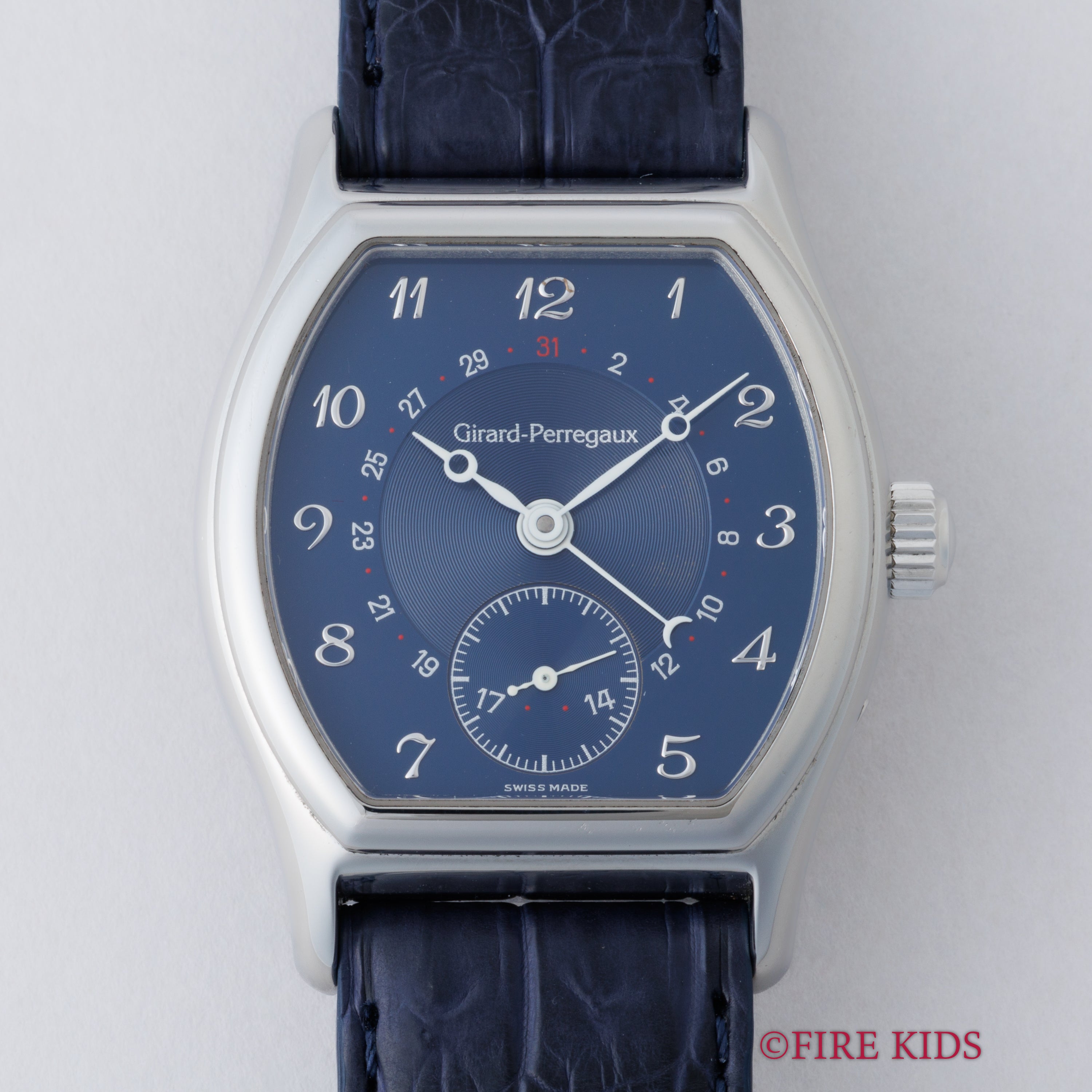 ジラール・ペルゴ リシュビル トノー型 1990年代製 Ref.2730 ポインターデイト