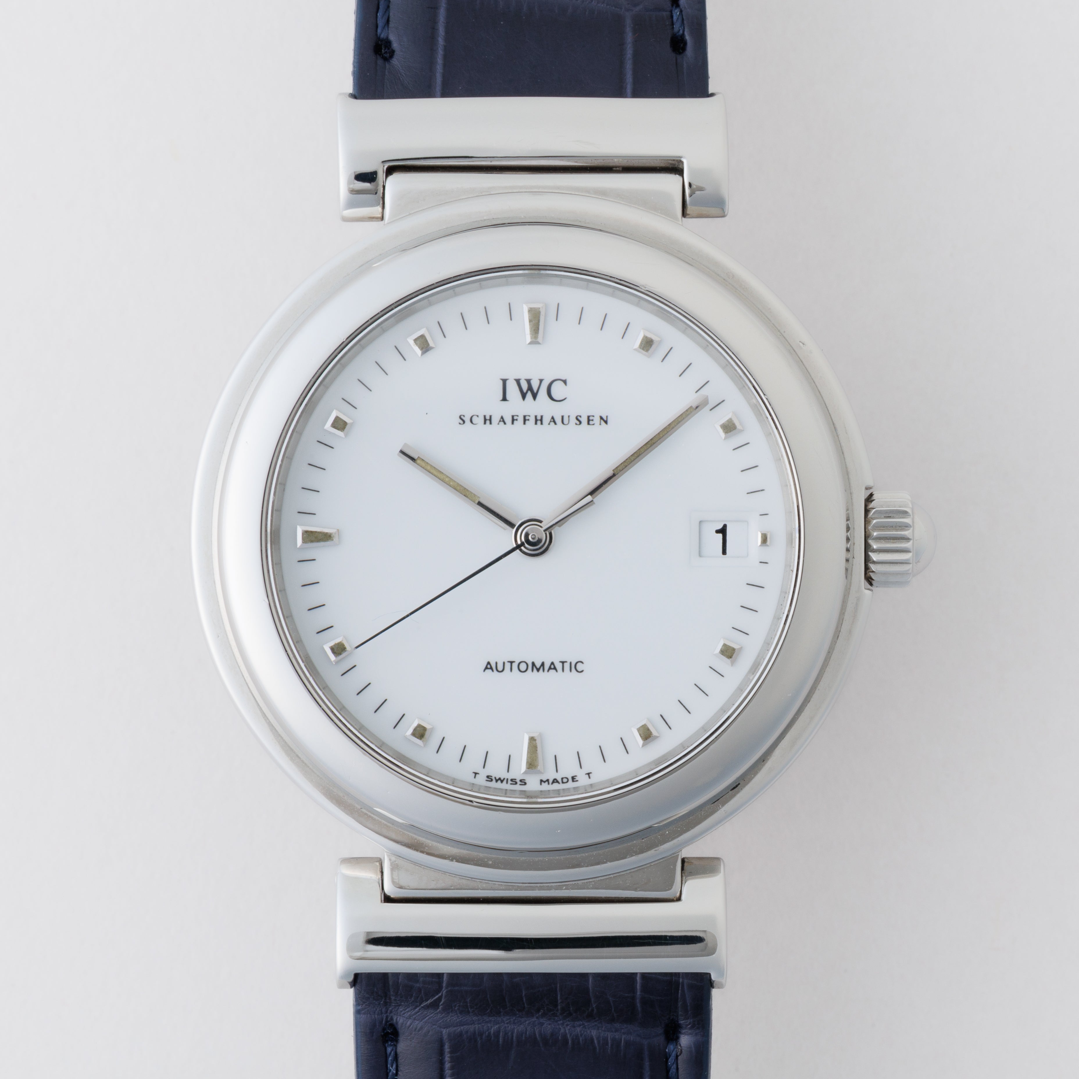 IWC	ダ・ヴィンチ ホワイトダイヤル 1998年製 自動巻 フレキシブルラグ