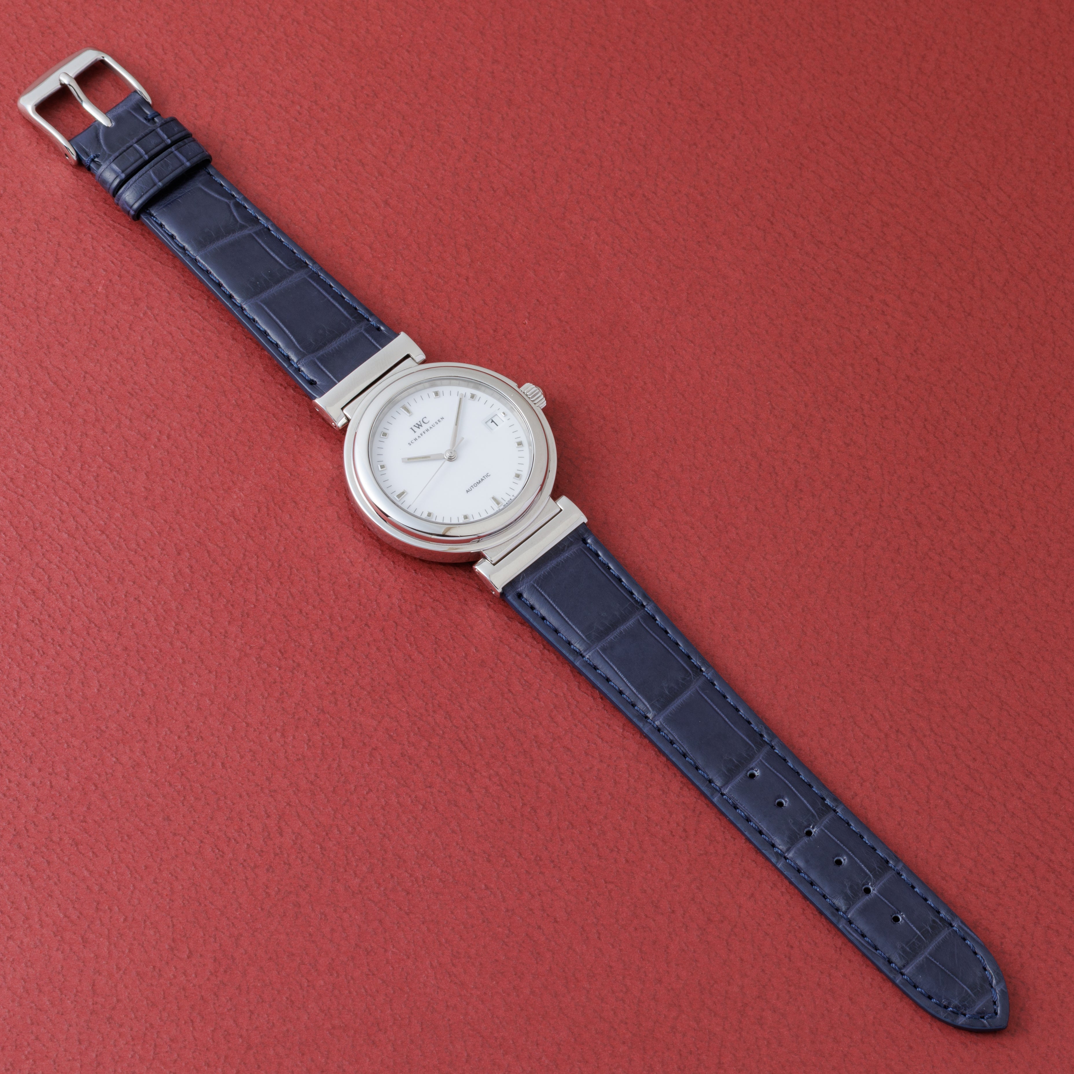 IWC	ダ・ヴィンチ ホワイトダイヤル 1998年製 自動巻 フレキシブルラグ