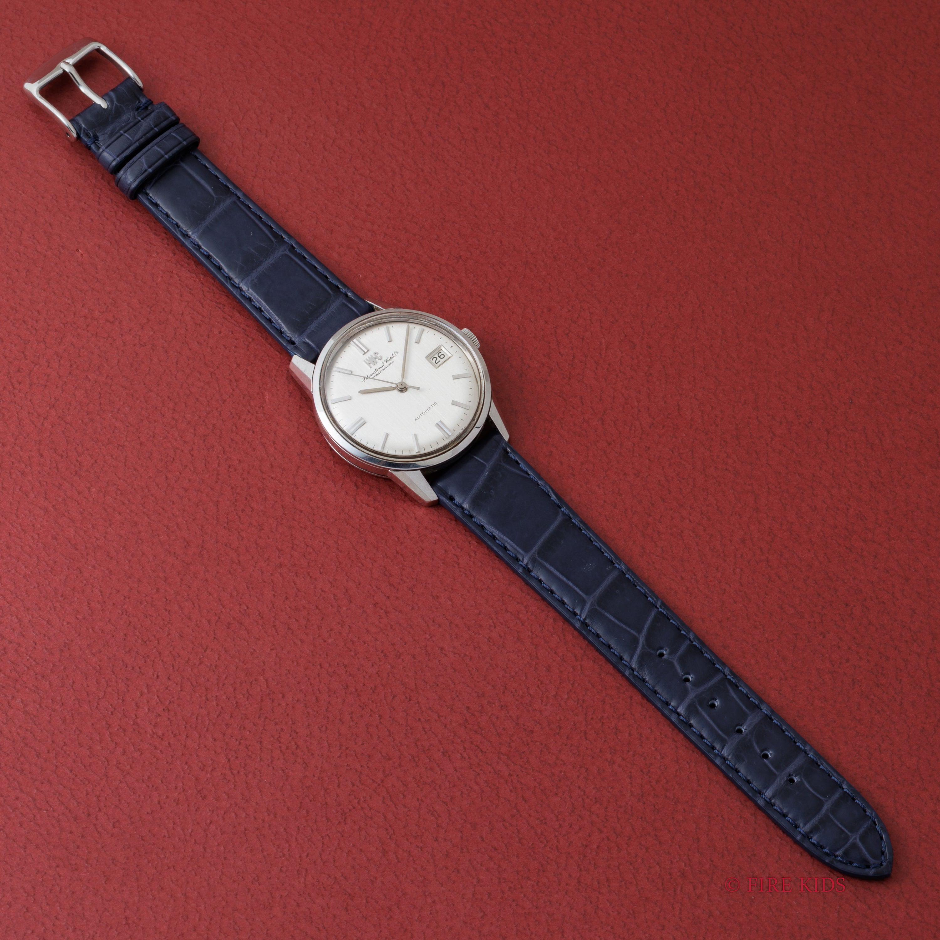 IWC ラウンドケース 1968年製 ペラトン式自動巻 Ref.R810A シルバーダイヤル