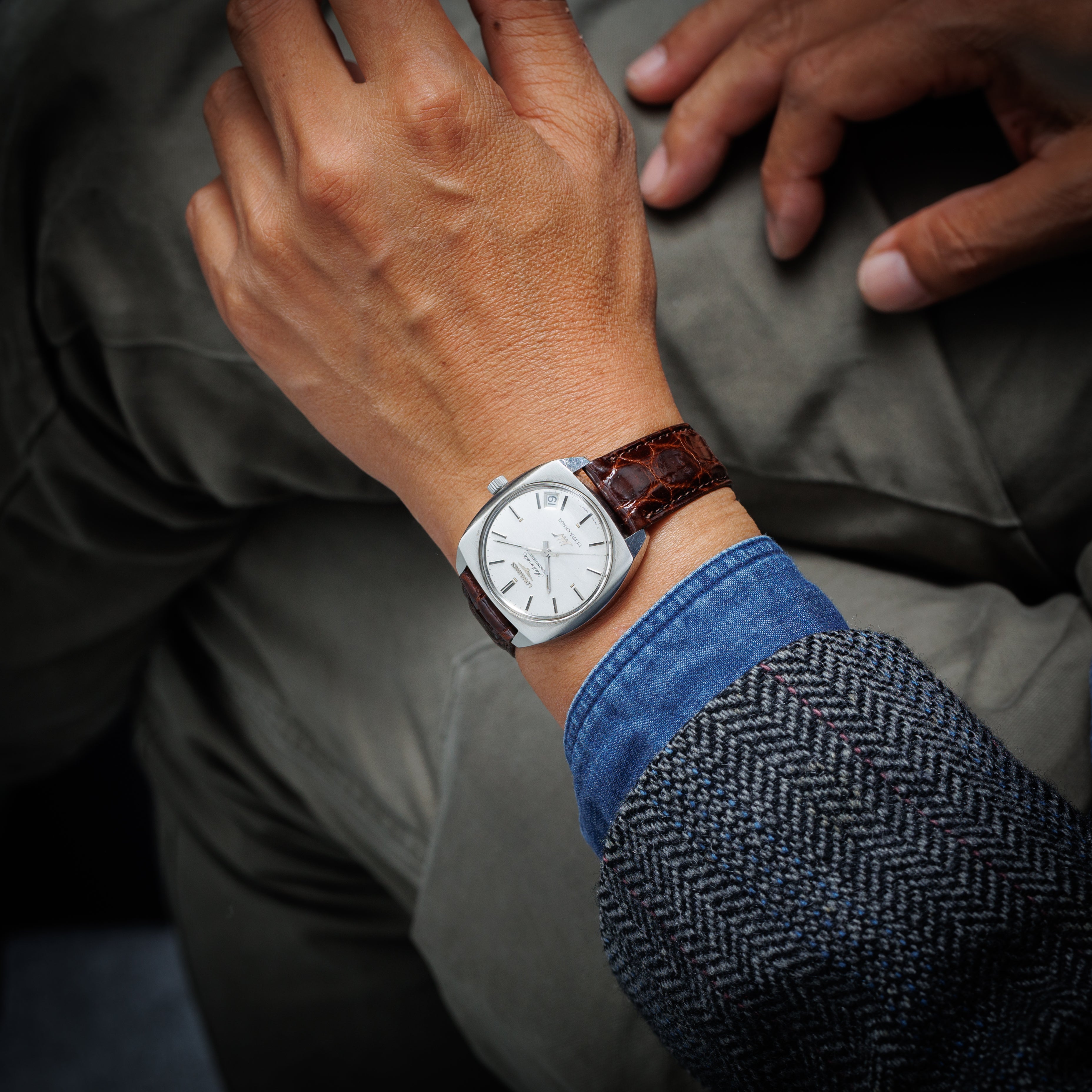 ロンジン ウルトラクロン 1969年製 10振動自動巻き Cal. 431 クッションケース