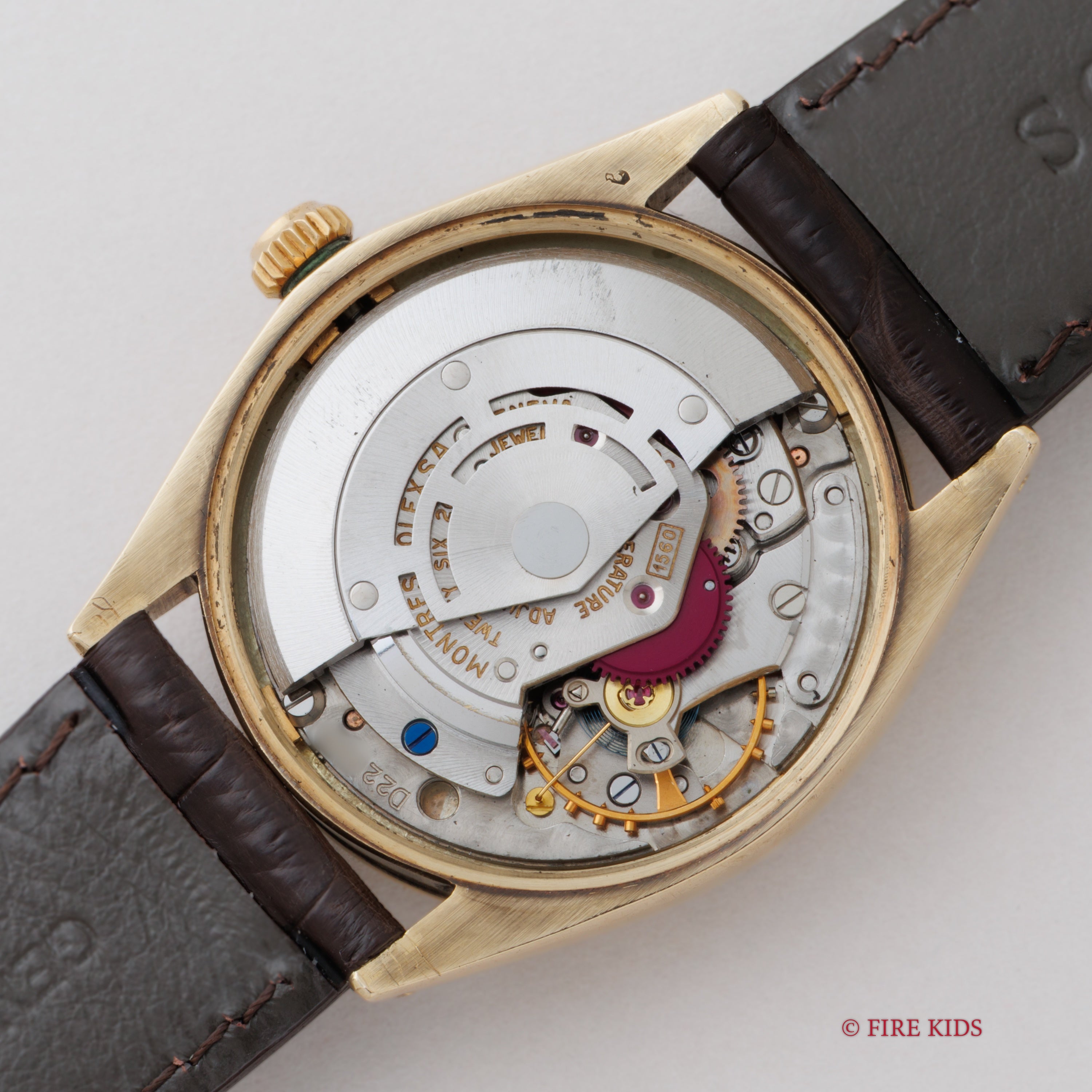 ロレックス 14金無垢オイスターパーペチュアル 1963年製 シルバーダイヤル Ref.1005