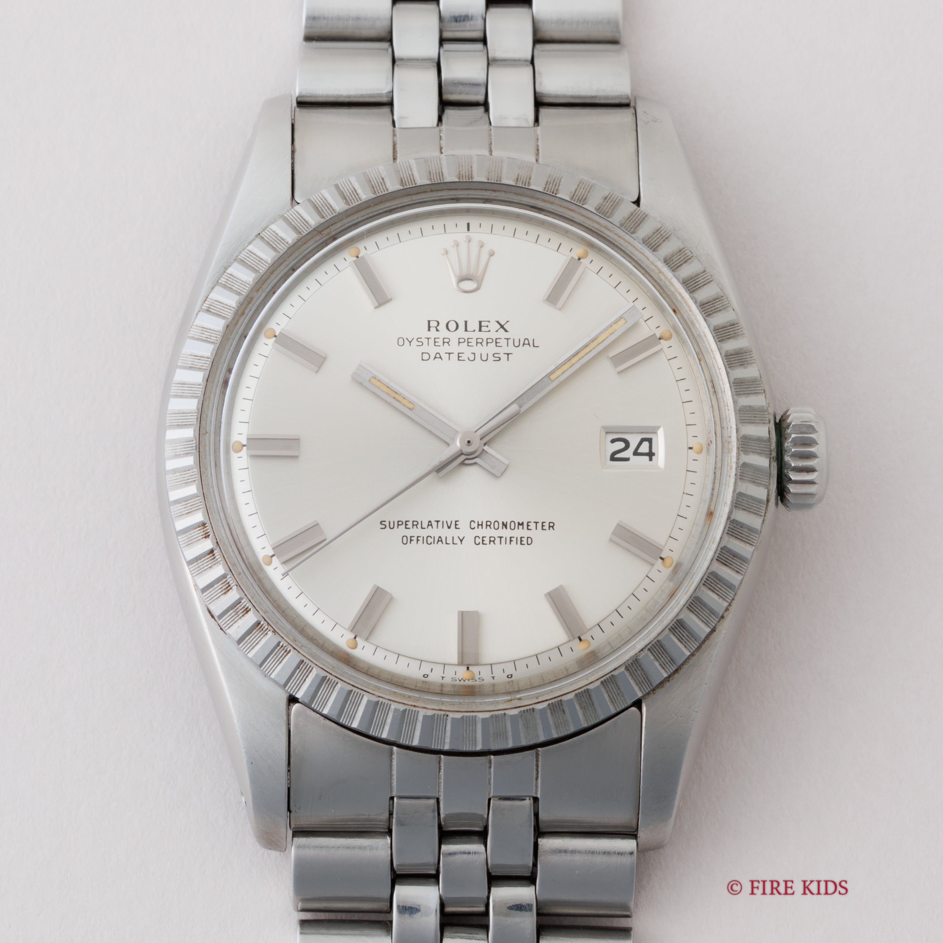 ロレックス デイトジャスト36 1972年製 Ref.1603 ワイドボーイ 純正ジュビリーブレス