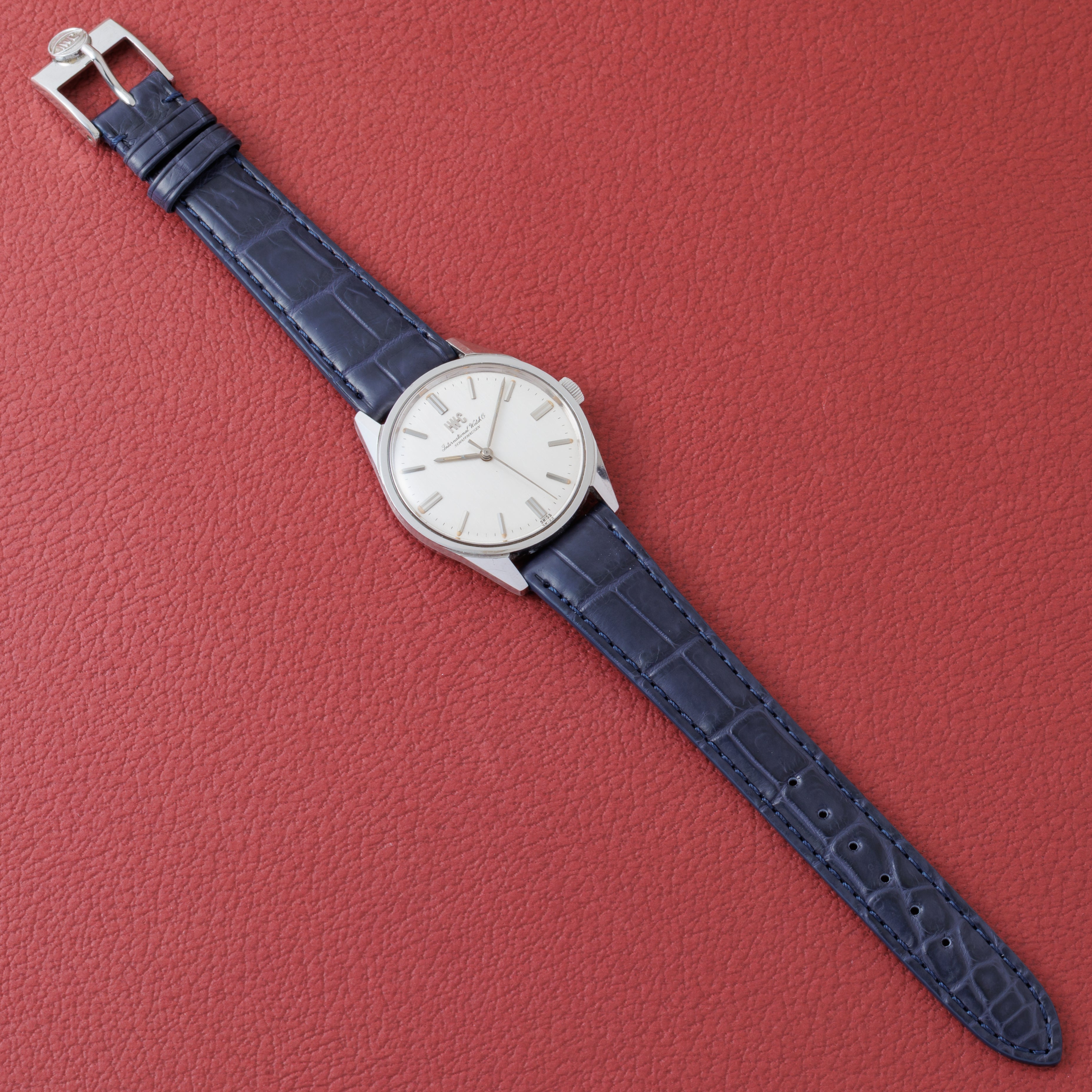 IWC ラウンド 1970年製（昭和45年製） Cal.89 手巻き オールドインター R810 純正尾錠付き